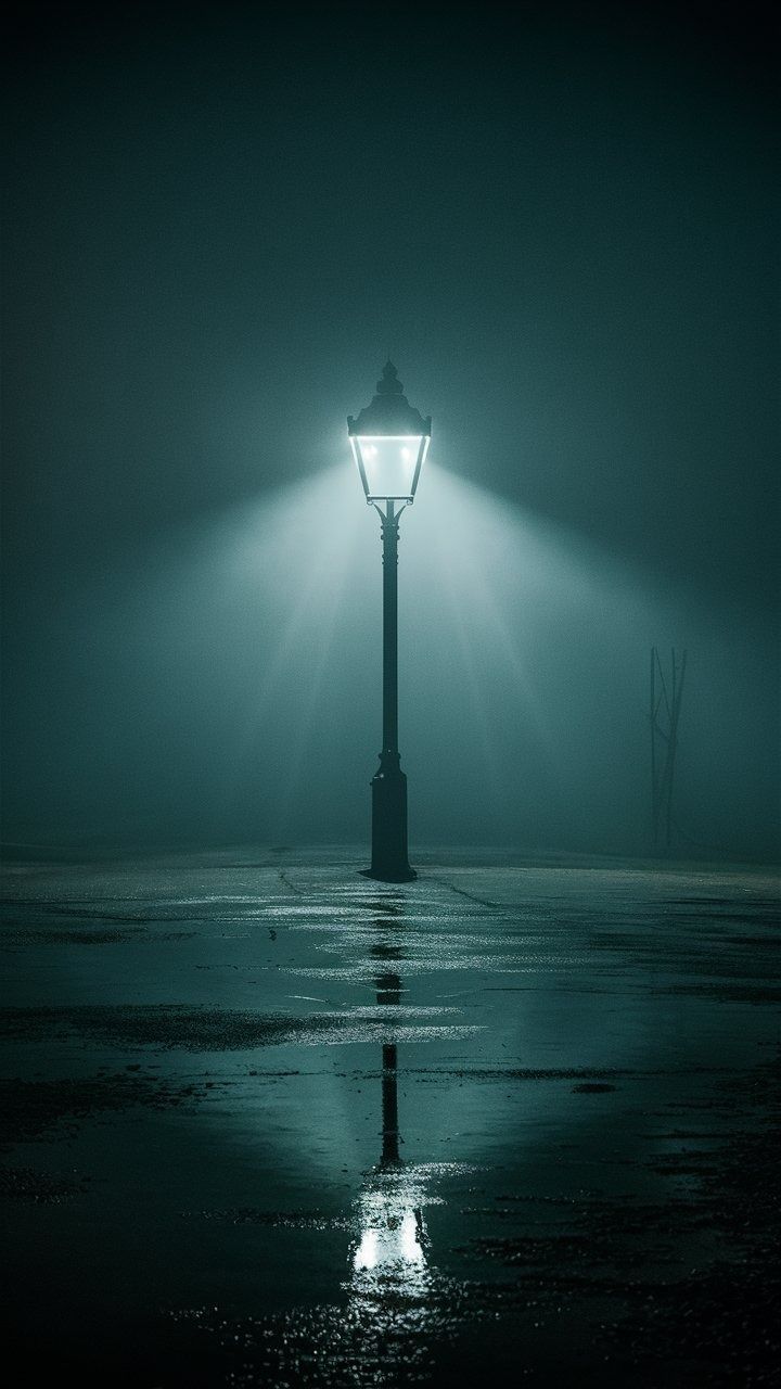 720x1280 Humbaa. Wallpaper street lamp in the fog, Street lamp 4k wallpaper, Wallpaper night street lamp