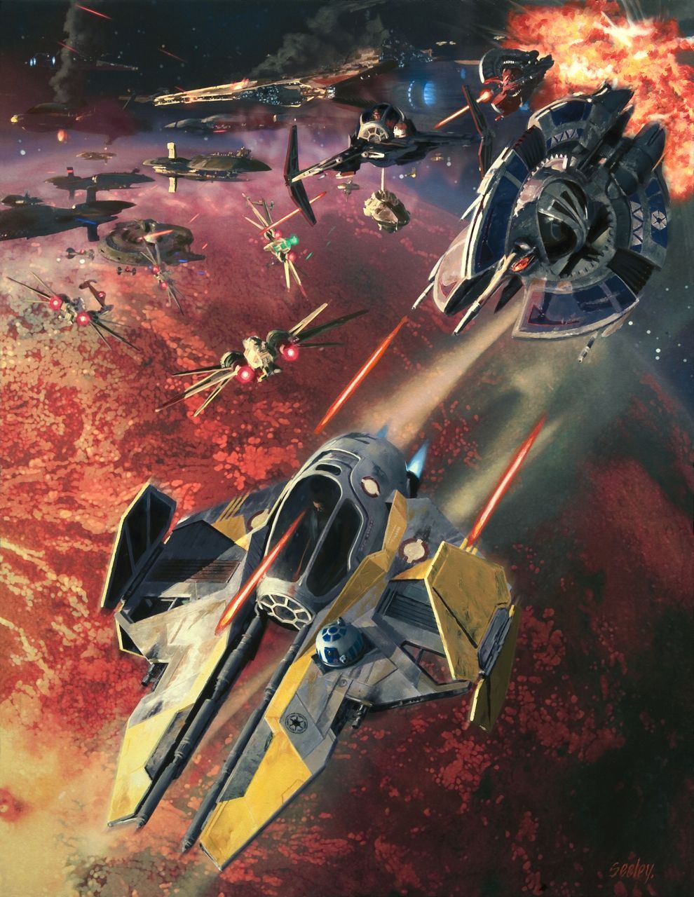 990x1280 Star Wars Starfighter Battles Wallpaper