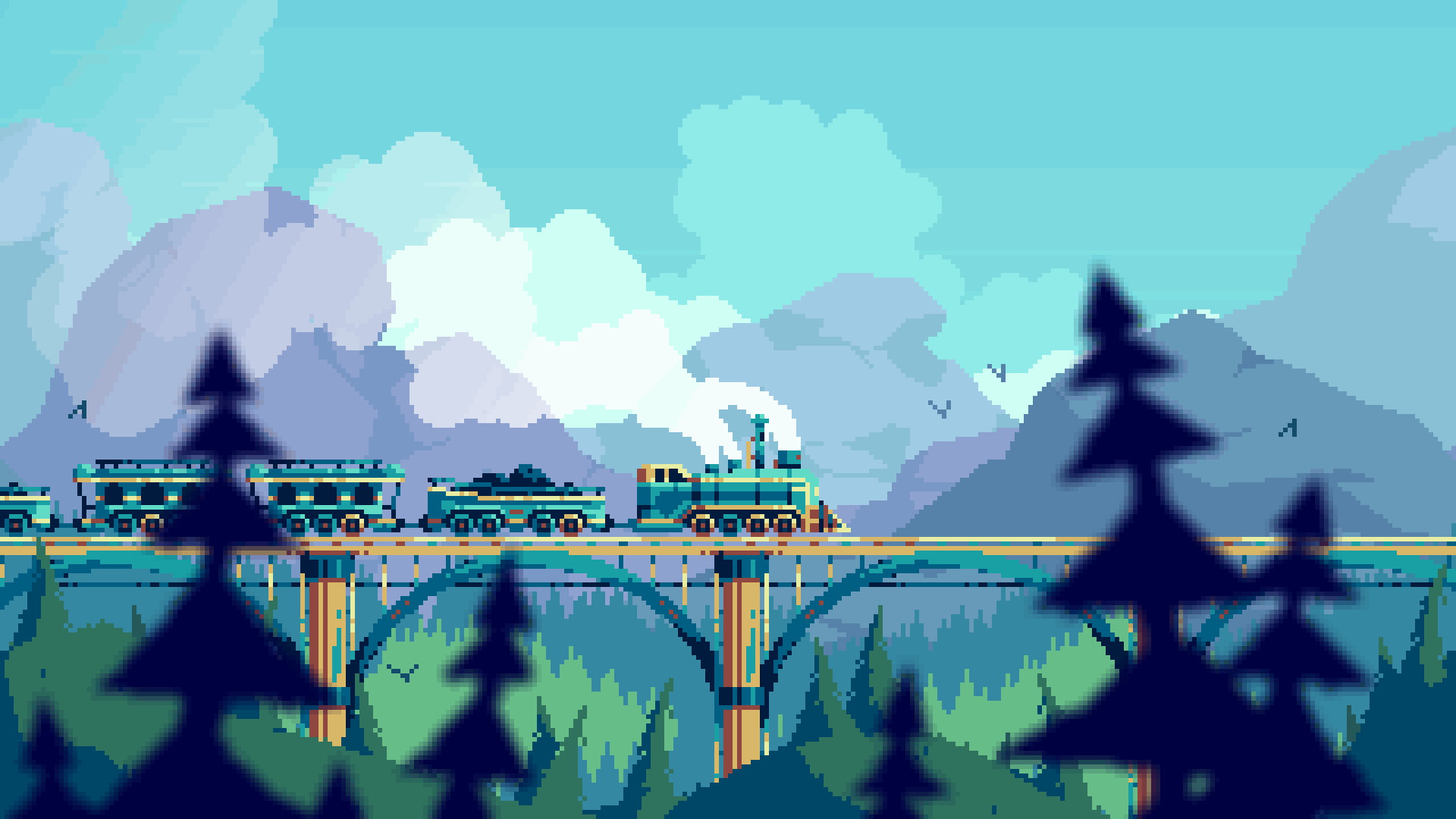 1920x1080 Waiting on a train