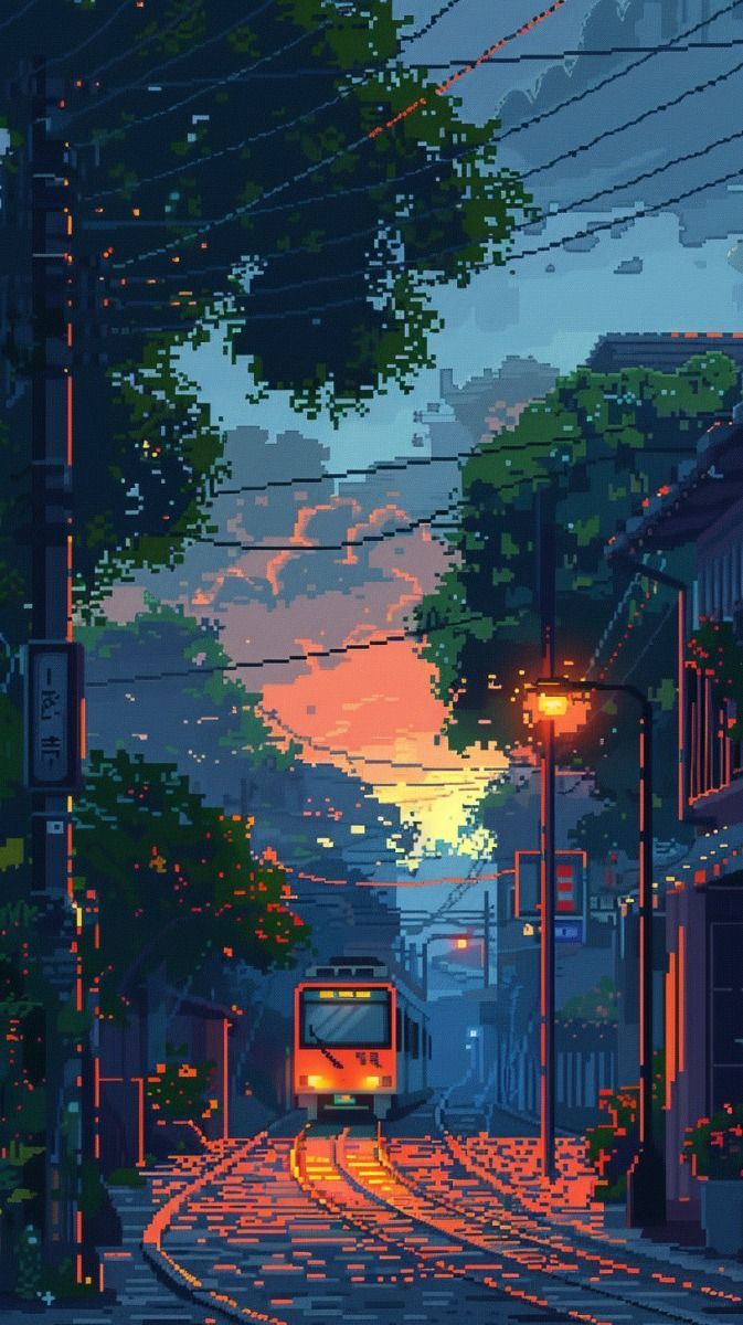 673x1200 train pixel art