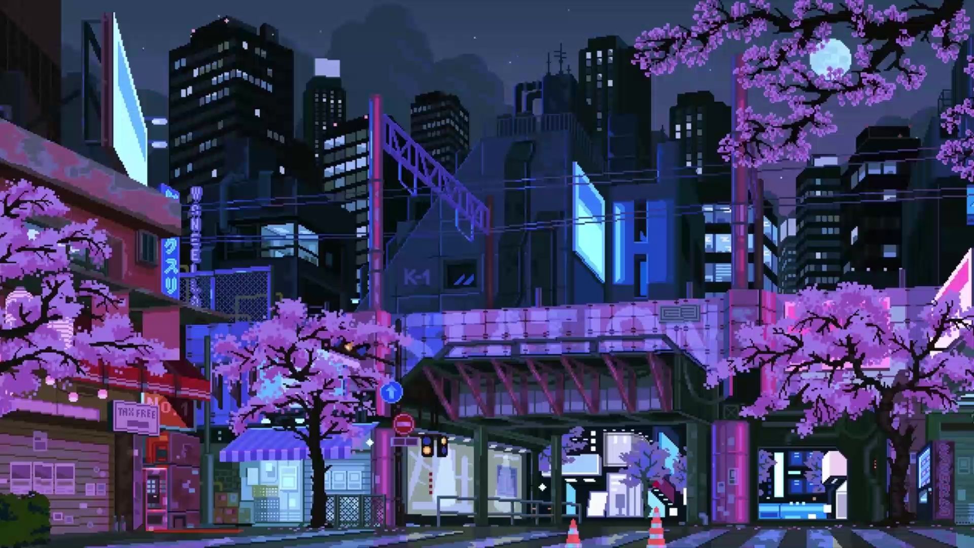 1920x1080 Pixel Art Animated Wallpaper