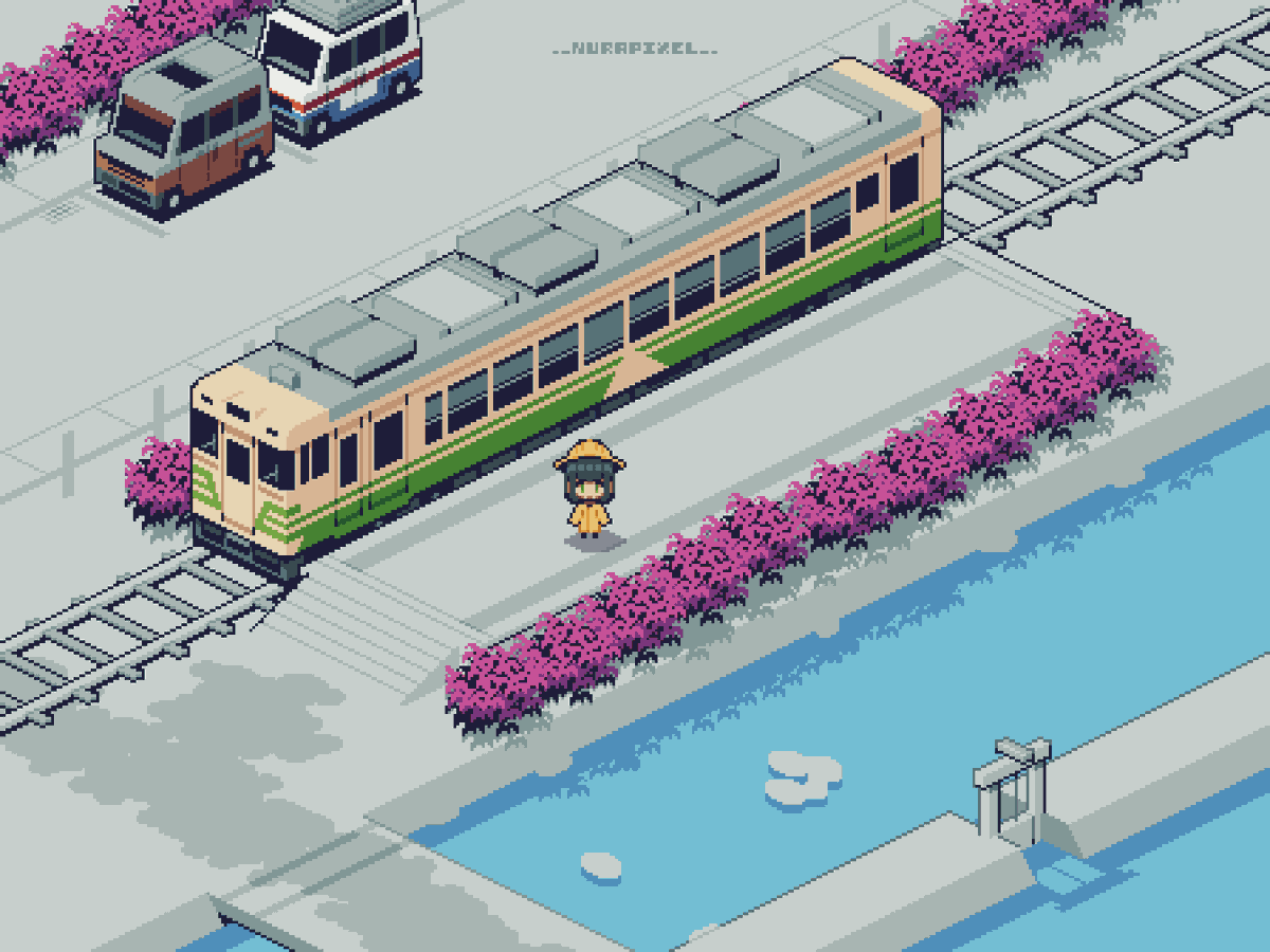 1200x900 Another Isometric Pixel Art study of ComfyFinn's style