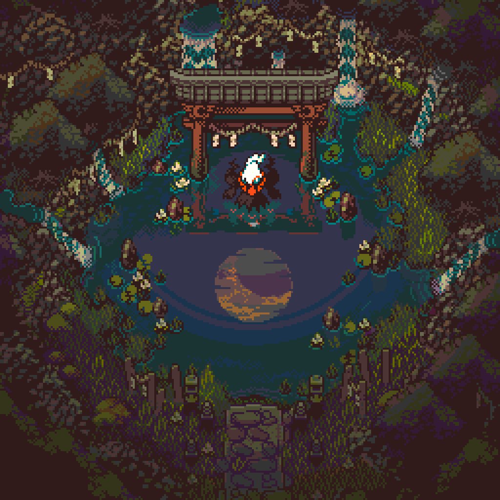 1024x1024 Altro Oh no! The #pixelart train derailed and I just ignored every possible limitation. Or did I? Our third favourite #Pokemon requested is #Darkrai! As a #spooky boy, I approve every bit