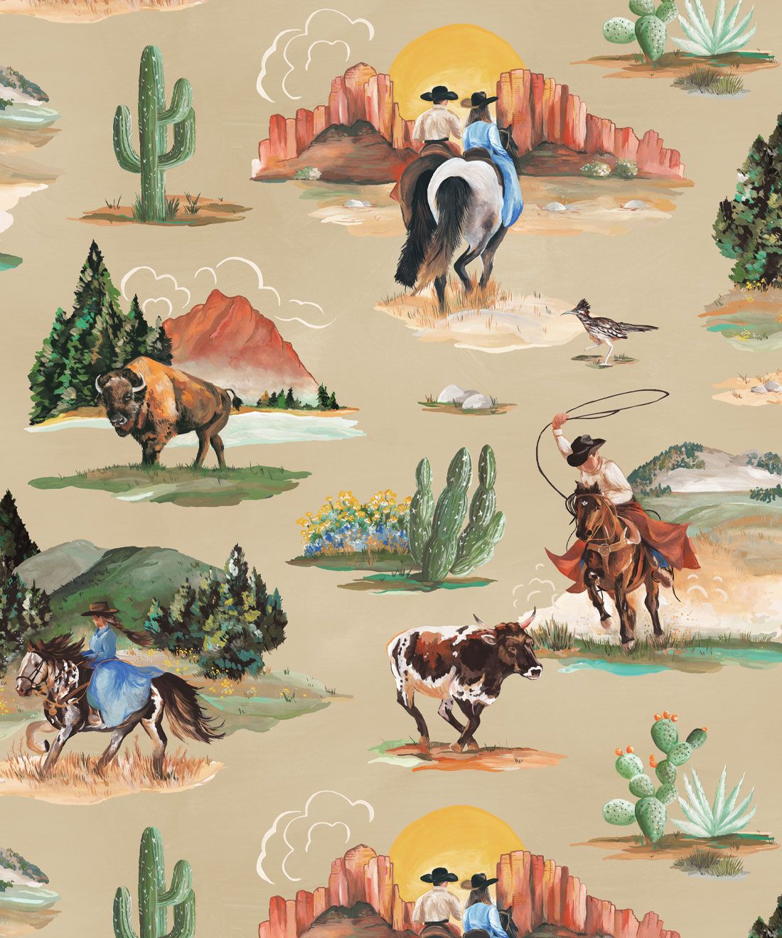 1100x1320 Frontier Wallpaper Commercial Wallpaper Roll & King