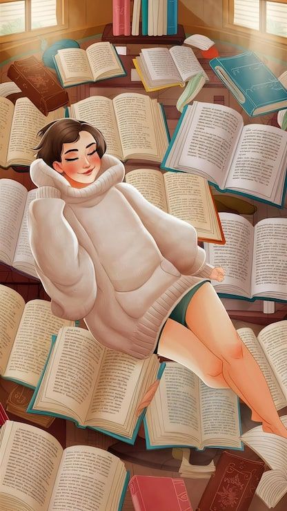 416x740 Engrossed book reader Image