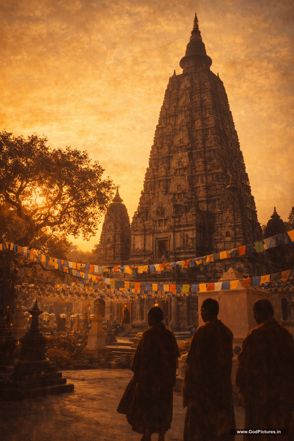 1024x1536 Mahabodhi Temple Bodh Gaya - HD Wallpaper