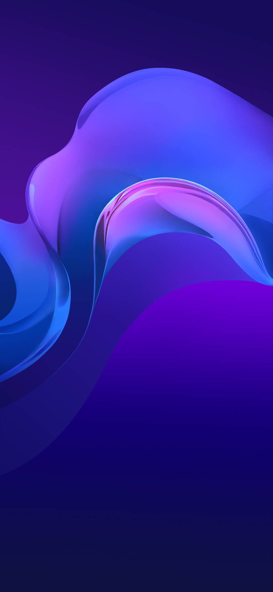 886x1920 Purple Vivo Stock Abstract Shape Shiny
