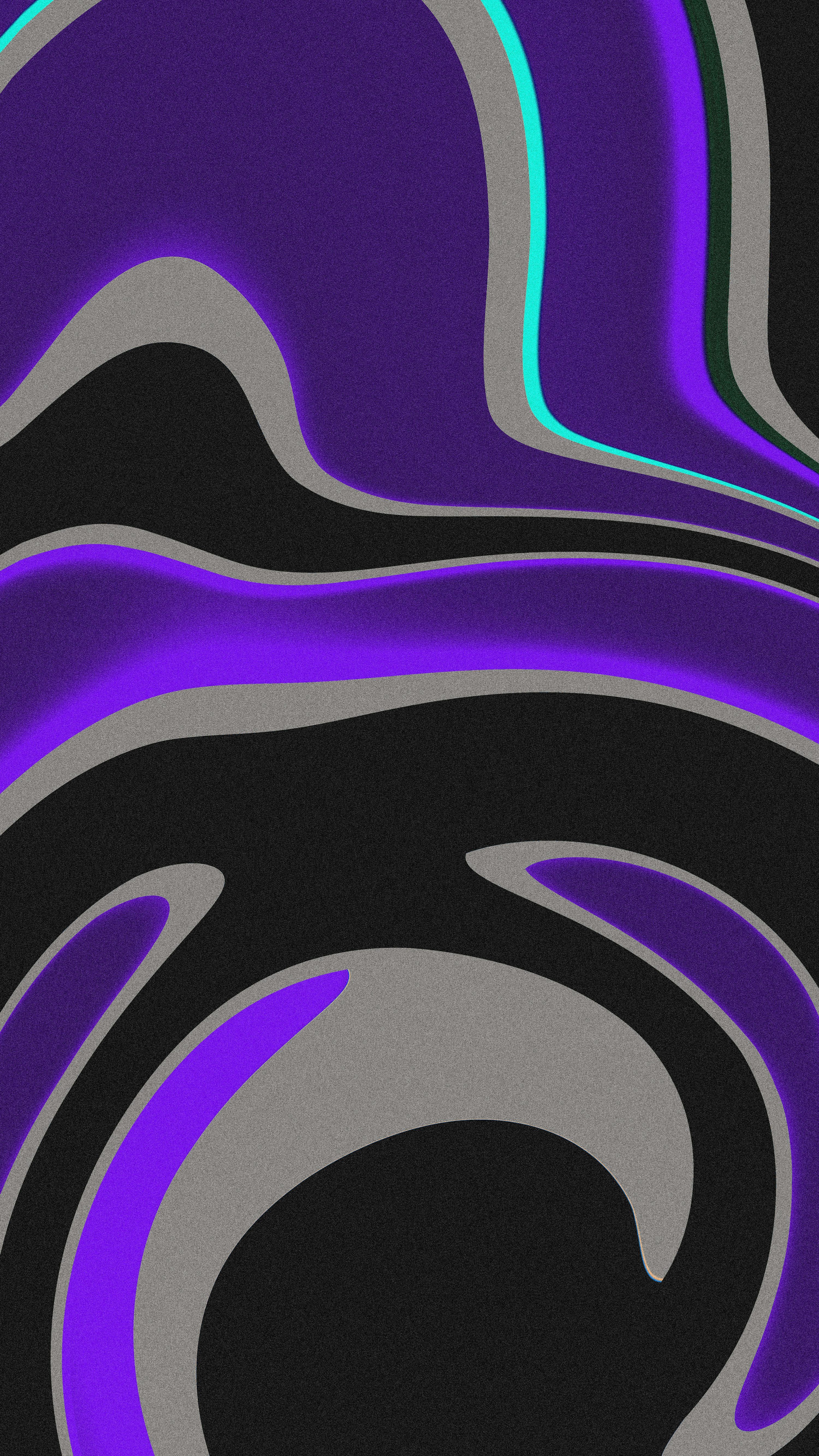 3000x5333 Abstract swirling design in purple, gray, and black. photo