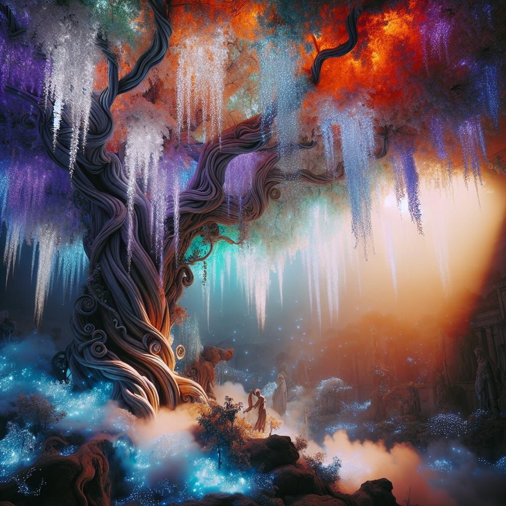 1024x1024 Eywa, Tree of Souls, Tree of Souls with Iridescen