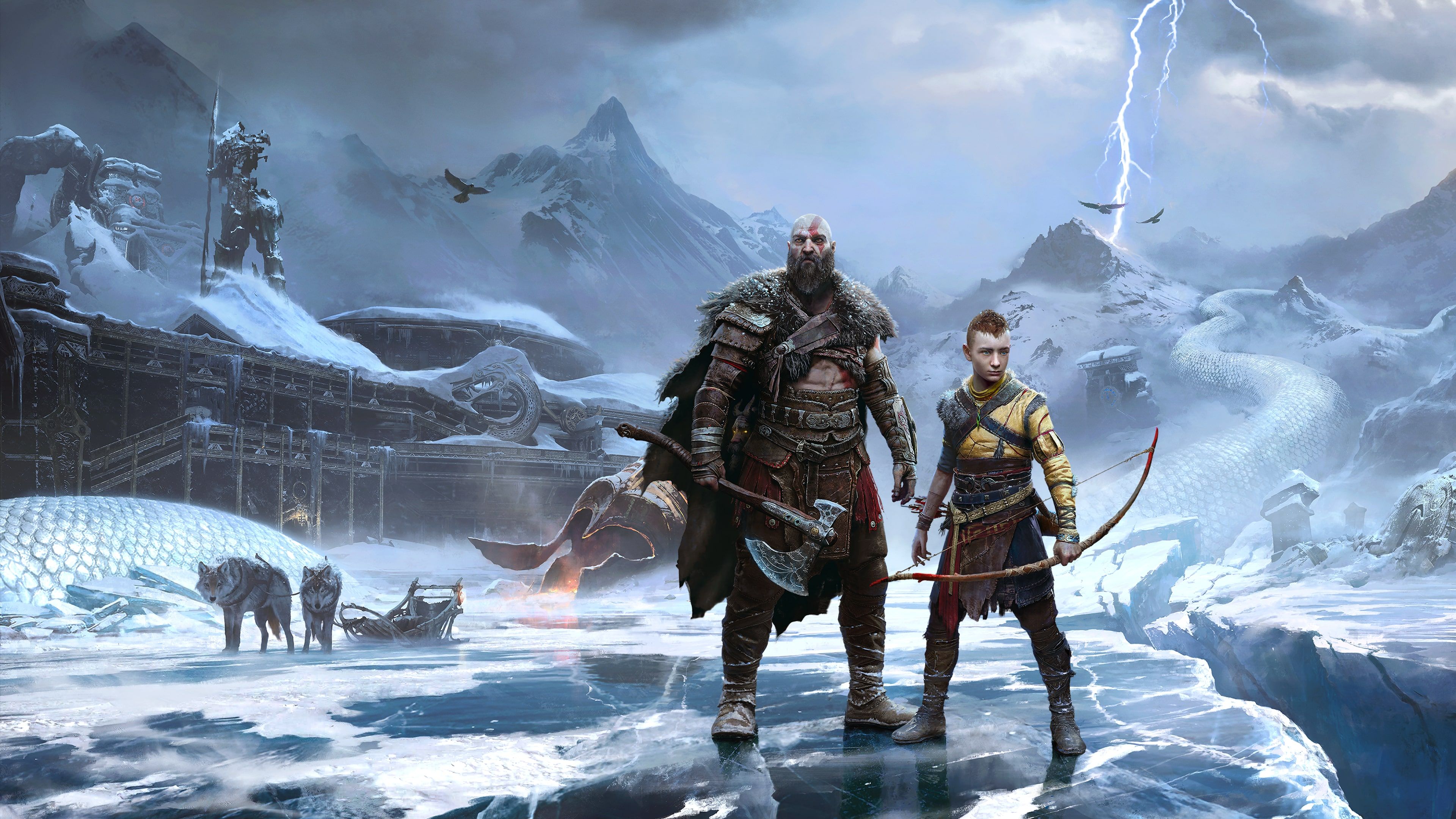 3840x2160 God of War Ragnarok Wallpaper and Background