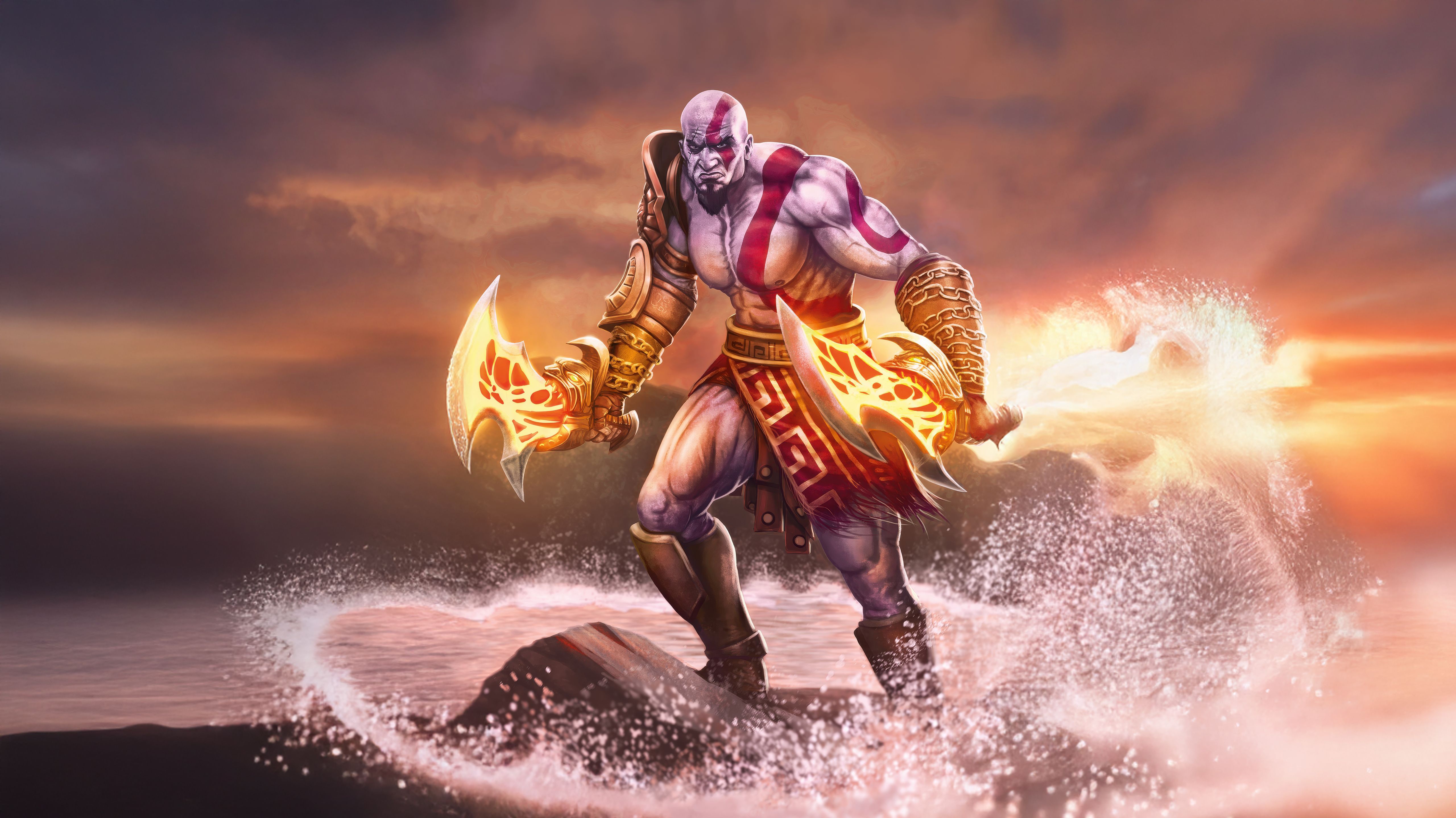 5120x2880 Kratos God Of War Unleashed iPad Pro Retina Display , HD 4k Wallpaper, Image, Background, Photos and Picture