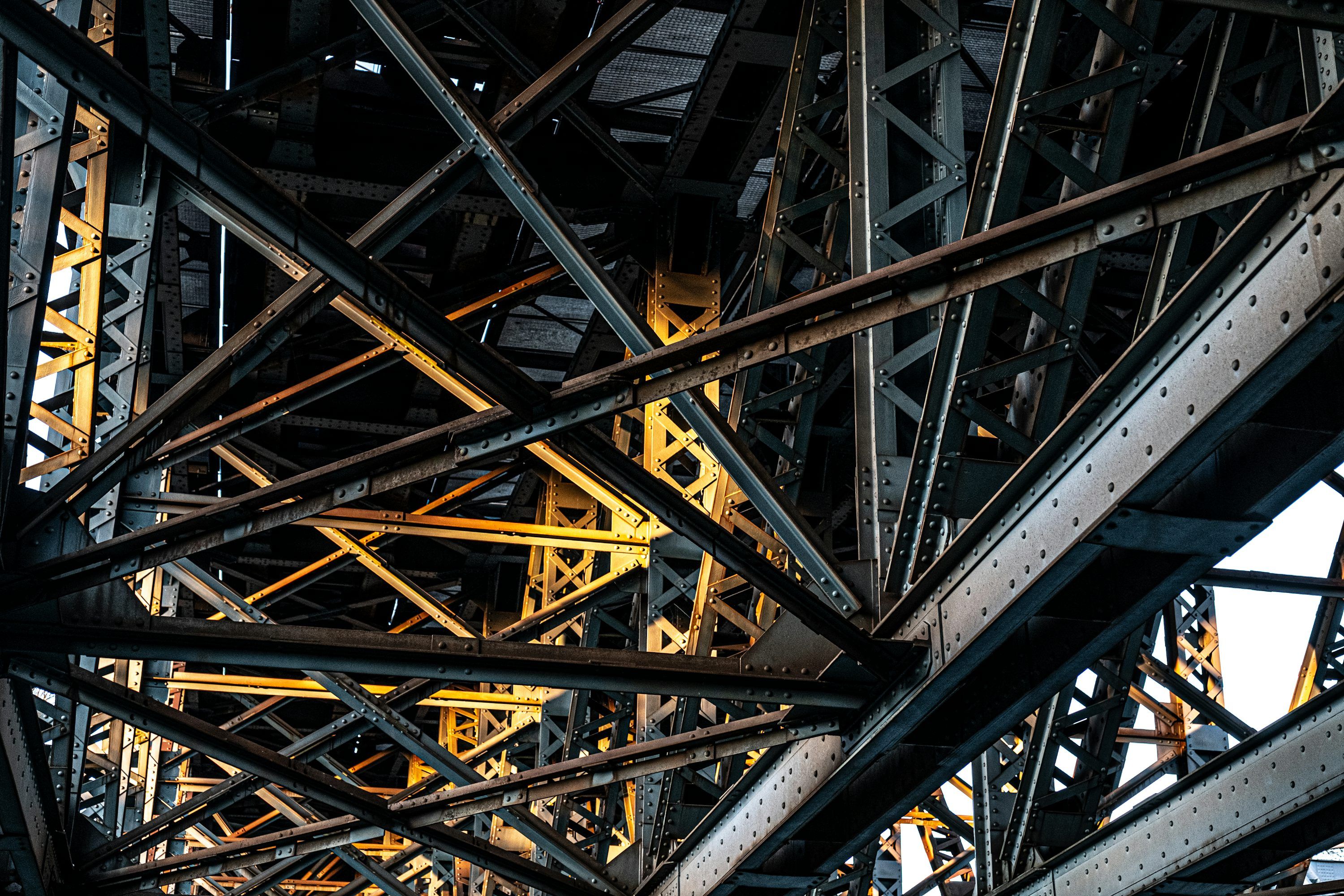 3000x2000 Steel Bridge Picture. Download Free Image