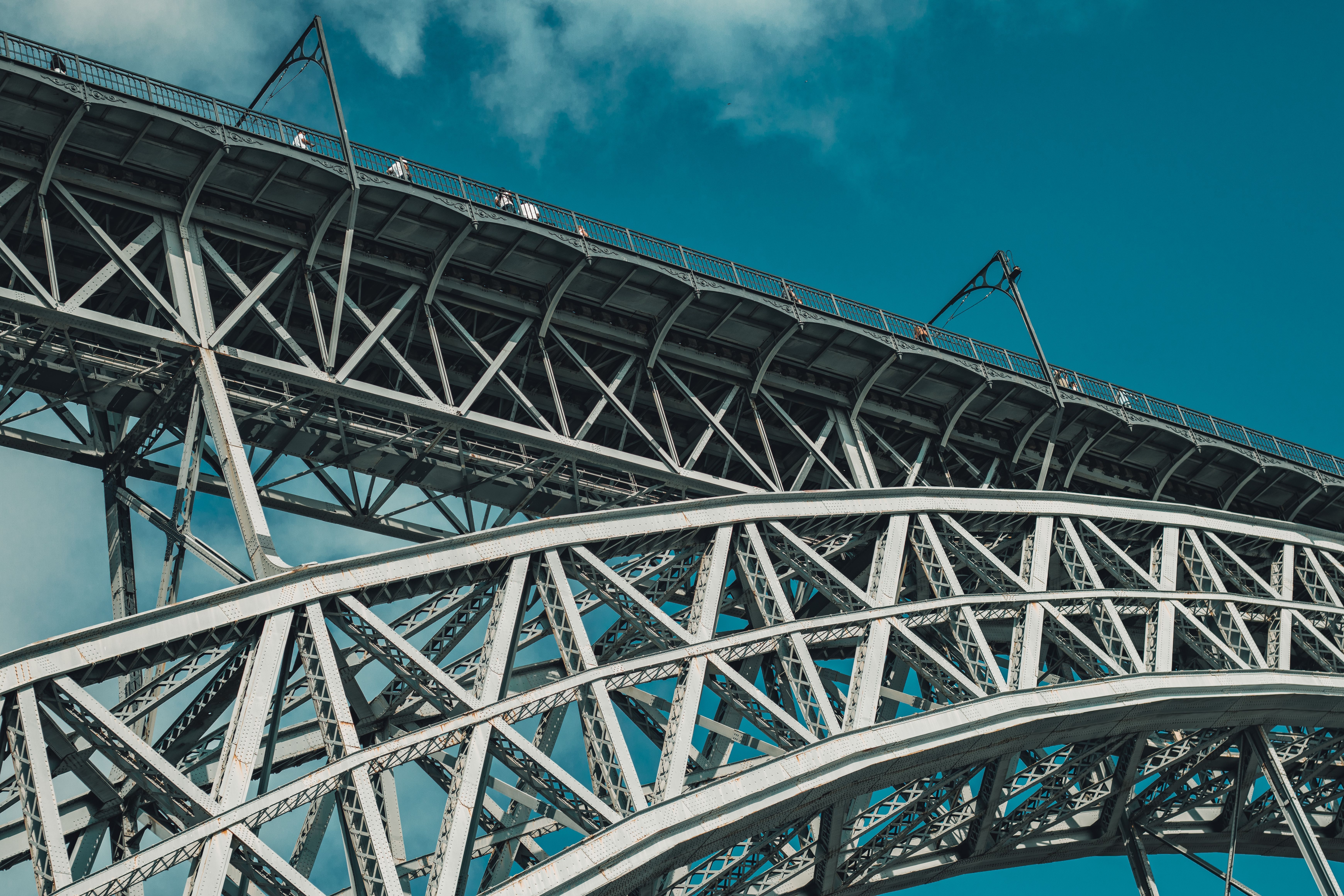 6960x4640 Iconic Steel Bridge in Porto, Portugal · Free