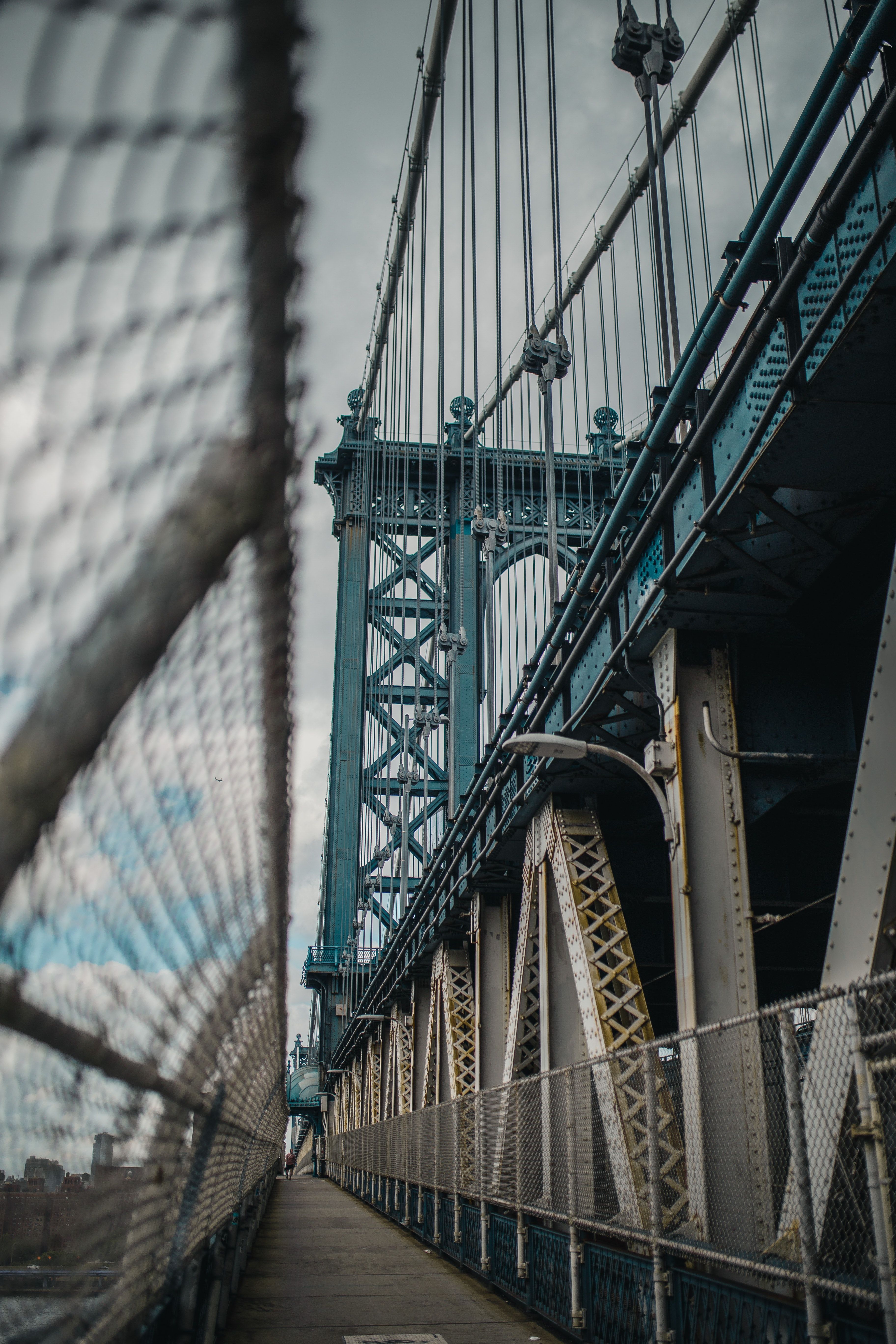 3648x5472 Wallpaper Grey Metal Bridge During Daytime, Background Free Image