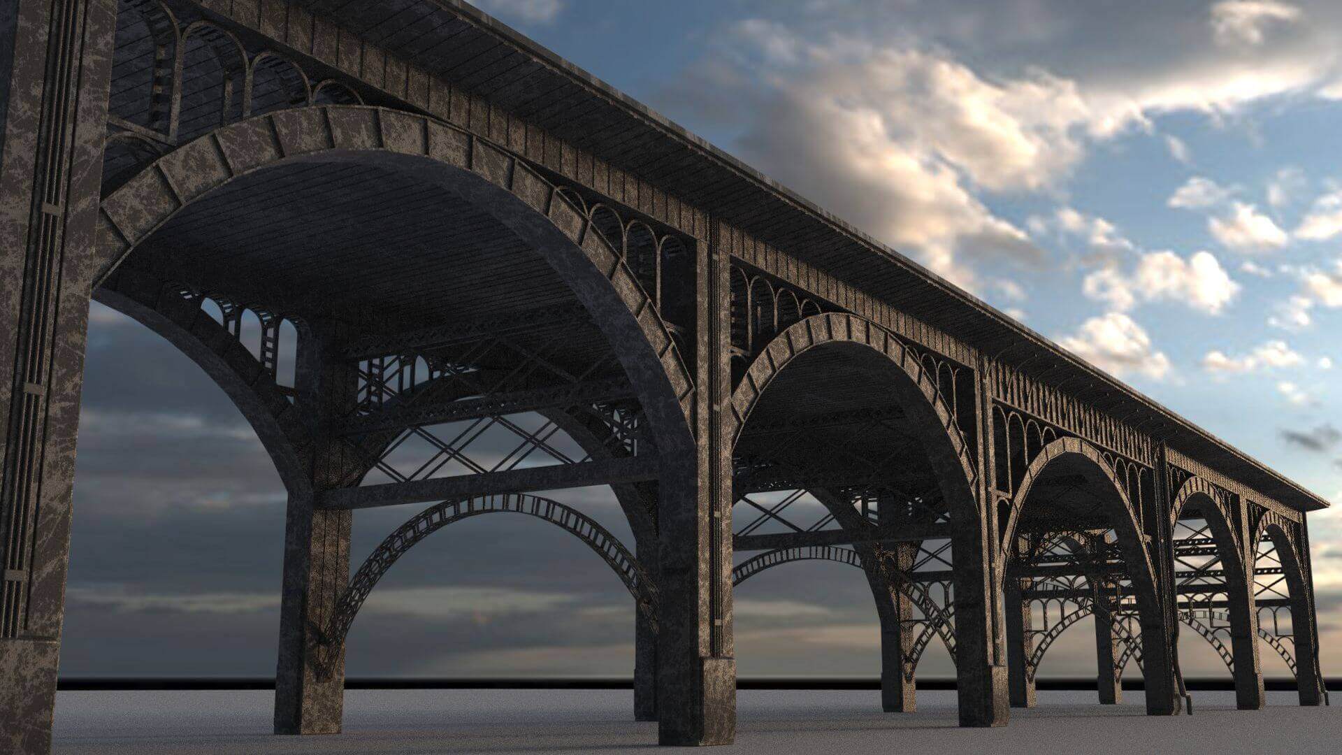 1920x1080 New York City Steel Bridge