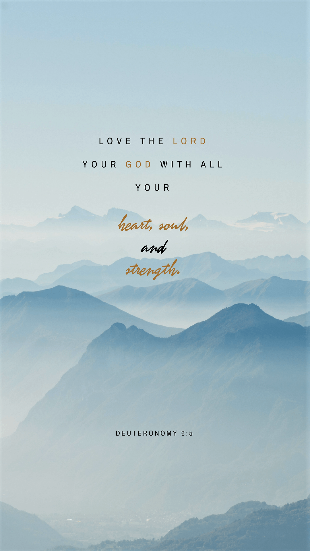 1080x1919 Deuteronomy 6 Wallpaper