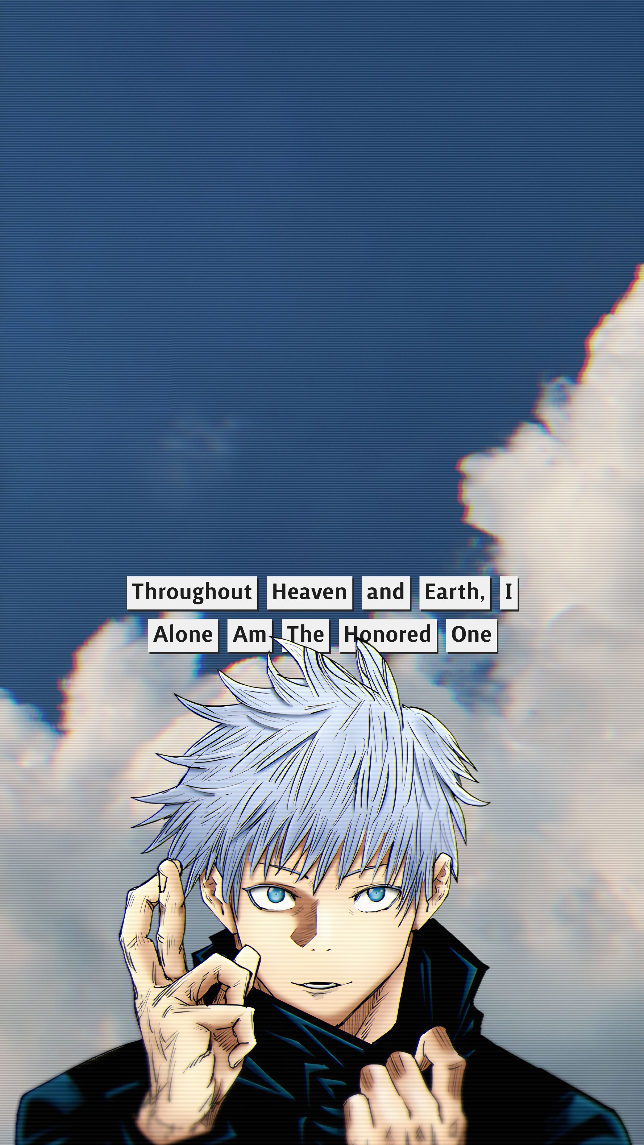 2160x3840 Gojo Satoru Phone Wallpaper 4K
