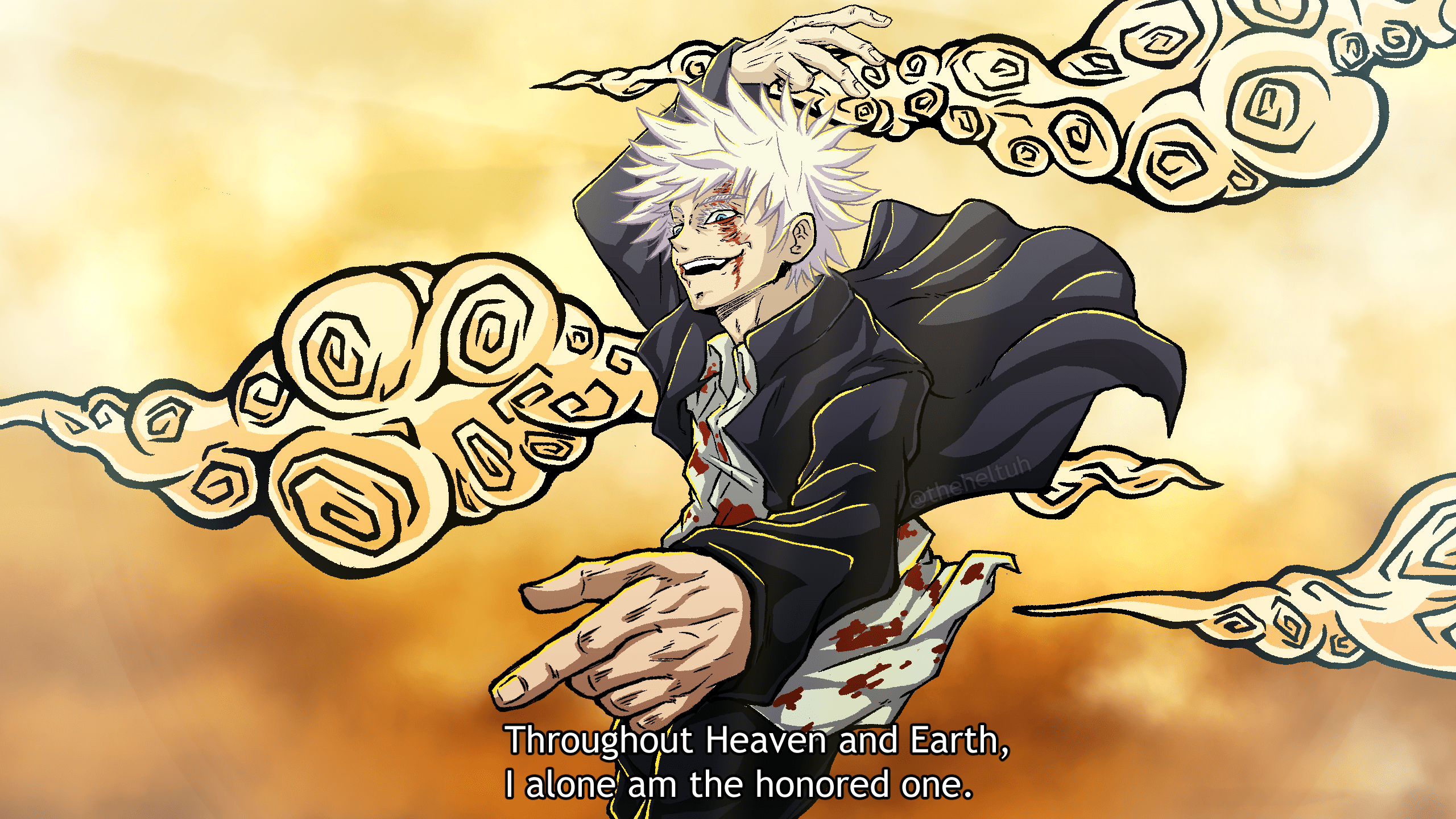 2560x1440 Satoru Gojo Jujutsu Kaisen by Heltuh on Newgrounds