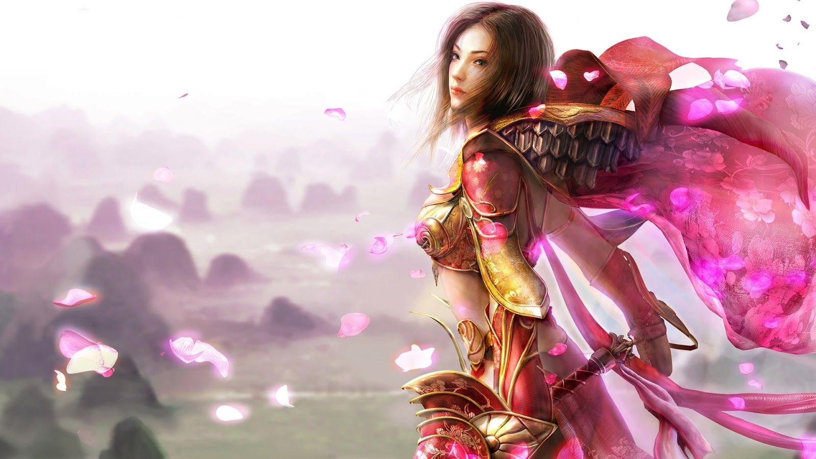 1600x900 3D Girl Desktop Wallpaper 06599
