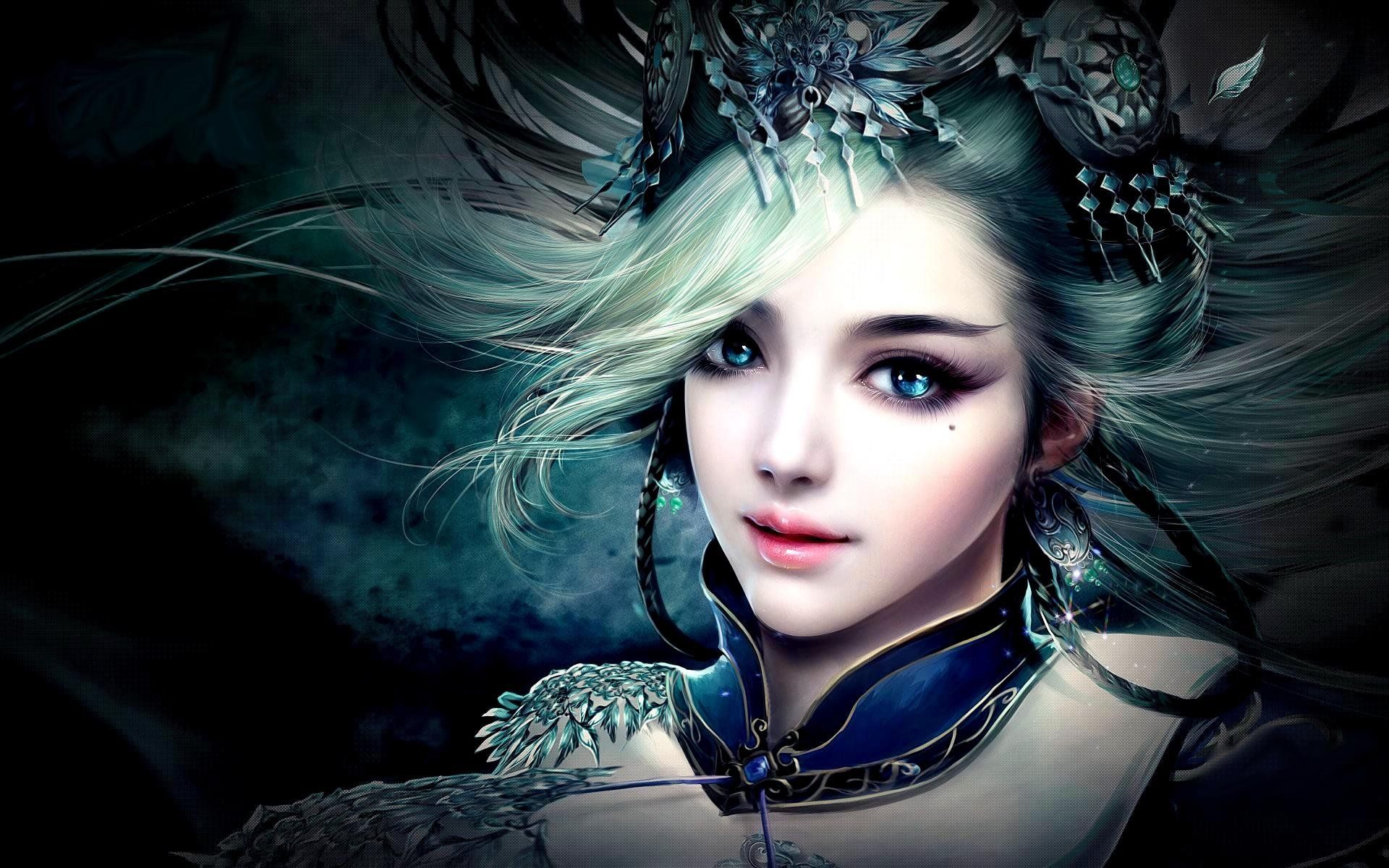 1920x1200 princess, , Pretty, Art, 3D, Fantasy, Girl Wallpaper HD / Desktop and Mobile Background