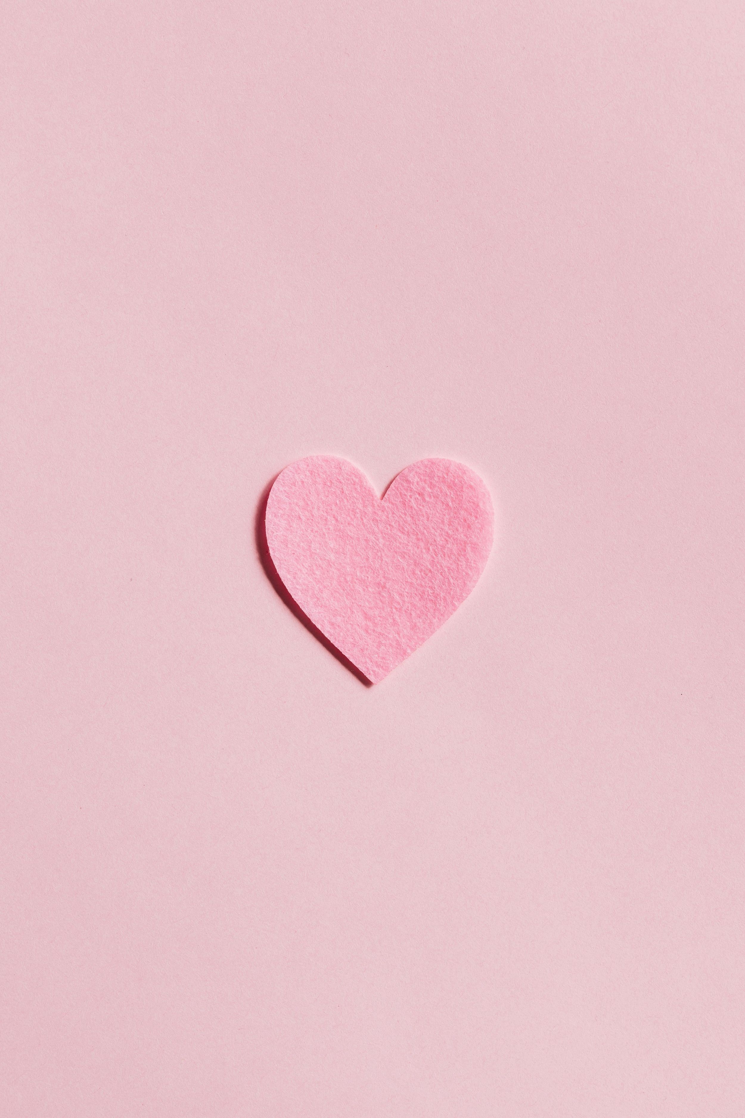2500x3750 Pink Love Heart 3D Paper Art