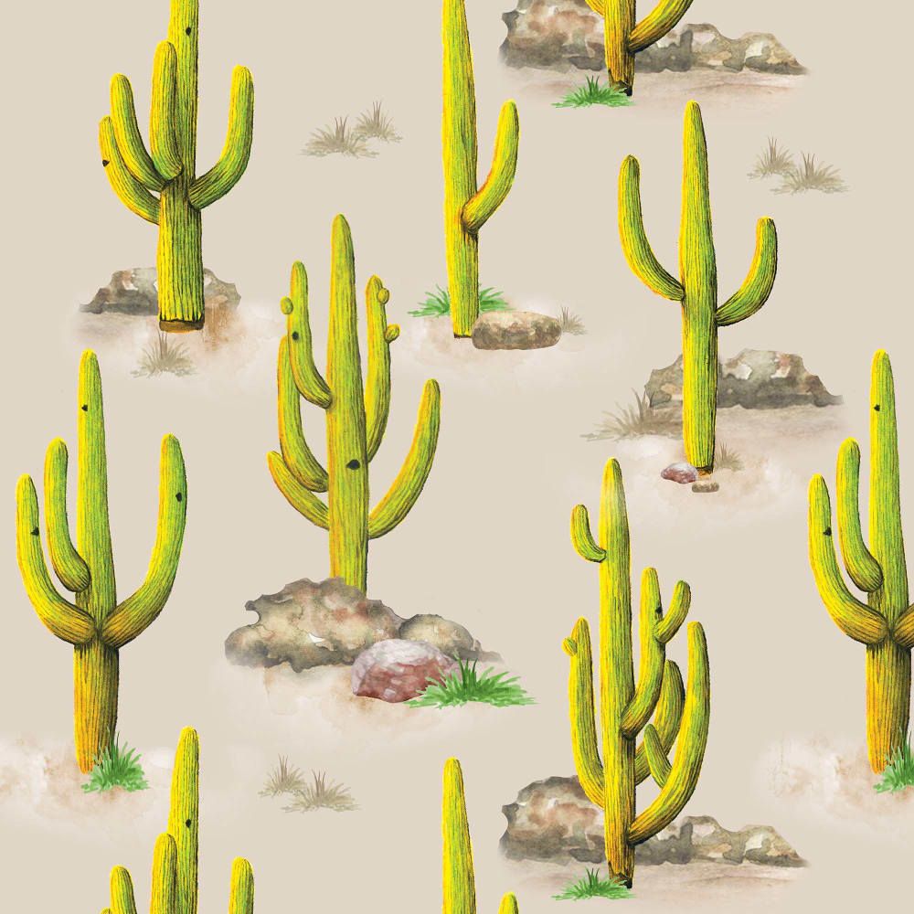 1000x1000 PRICKLE MY FANCY CACTUS WALLPAPER COLLECTION Poppy Paper