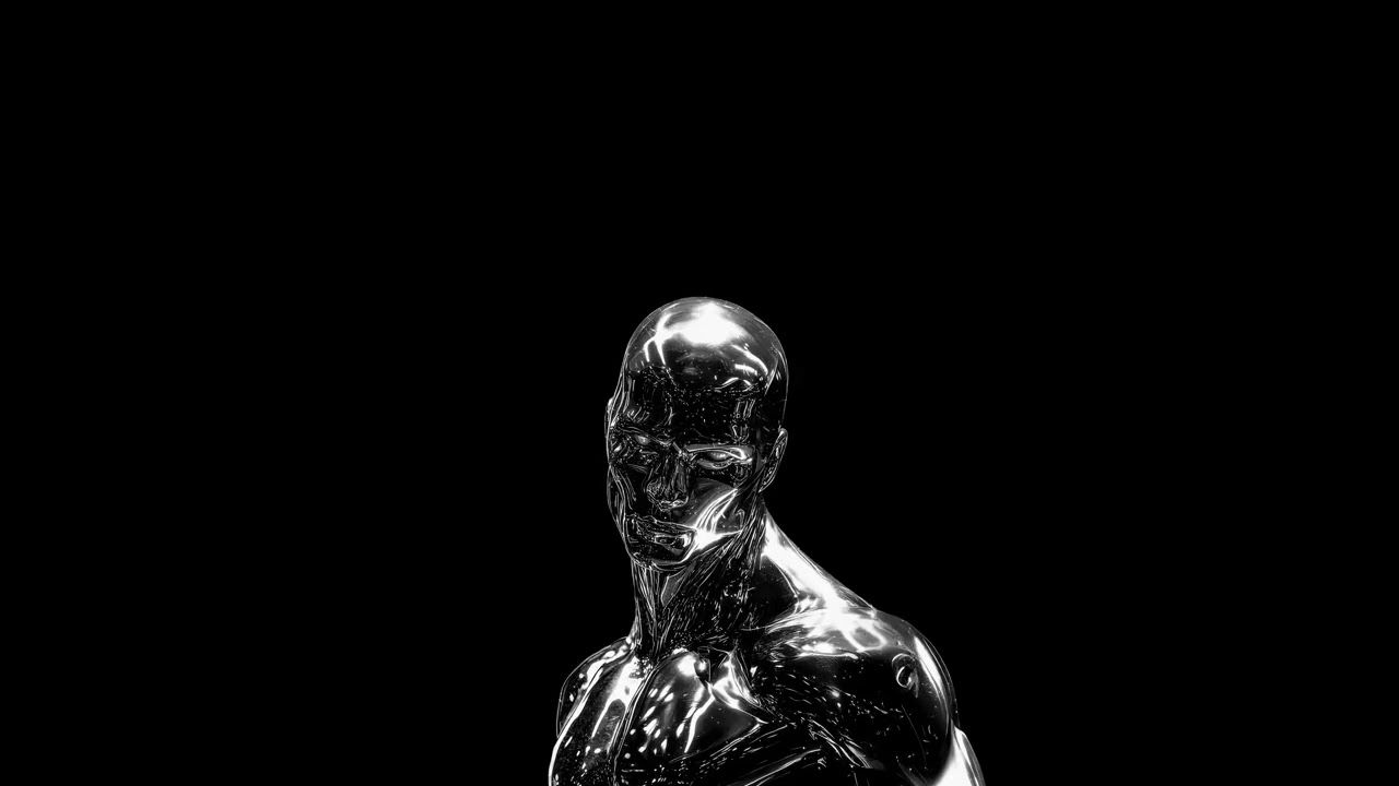 1280x720 Silver Surfer 4K OLED PURE BLACK 3840x2160p Live Wallpaper