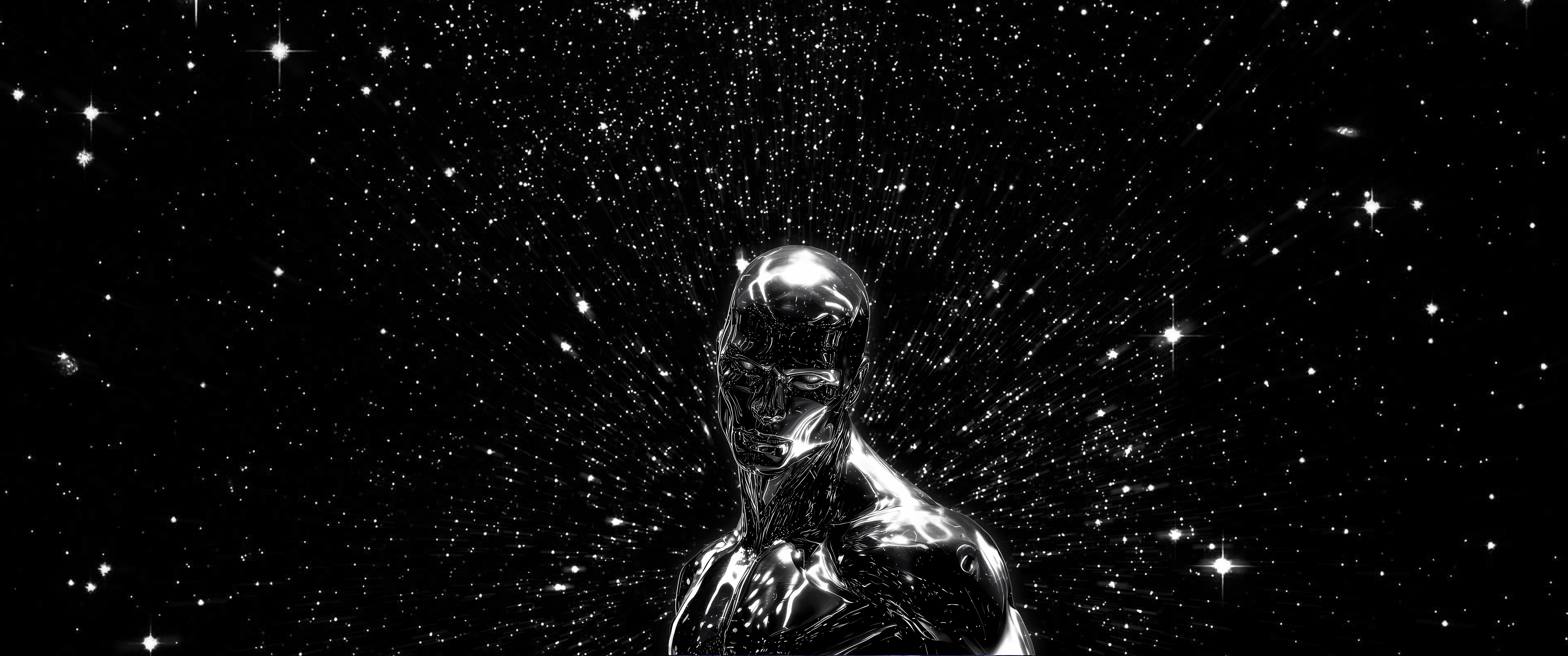 6880x2880 Silver Surfer 4k Retouched Wallpaper Ultrawide Aspect Ratio [3440 x 1440]