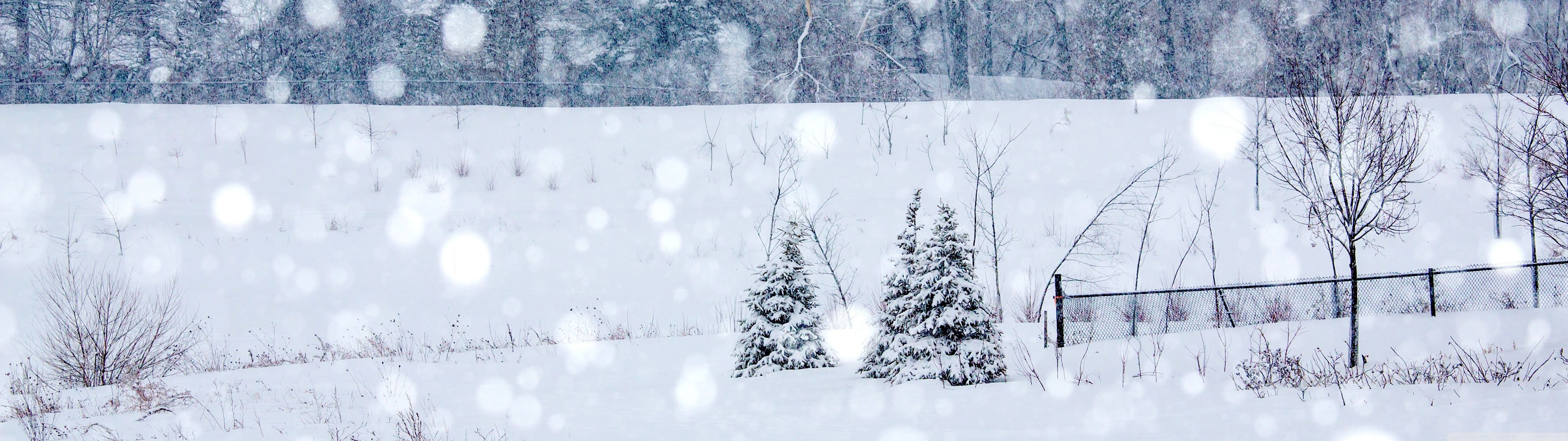 5120x1440 Winter Snowing 4K UHD Wallpaper for UltraHD Desktop and TV : Widescreen and UltraWide Display : Dual Monitor : Smartphone and Tablet Devices