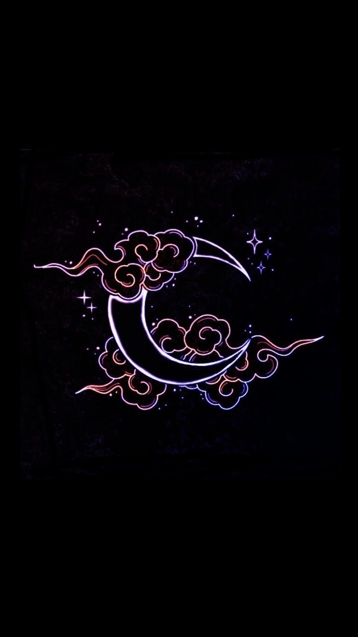 720x1280 Night Sky Moon and Clouds. 壁紙の棚, 釈迦, 美しい壁紙