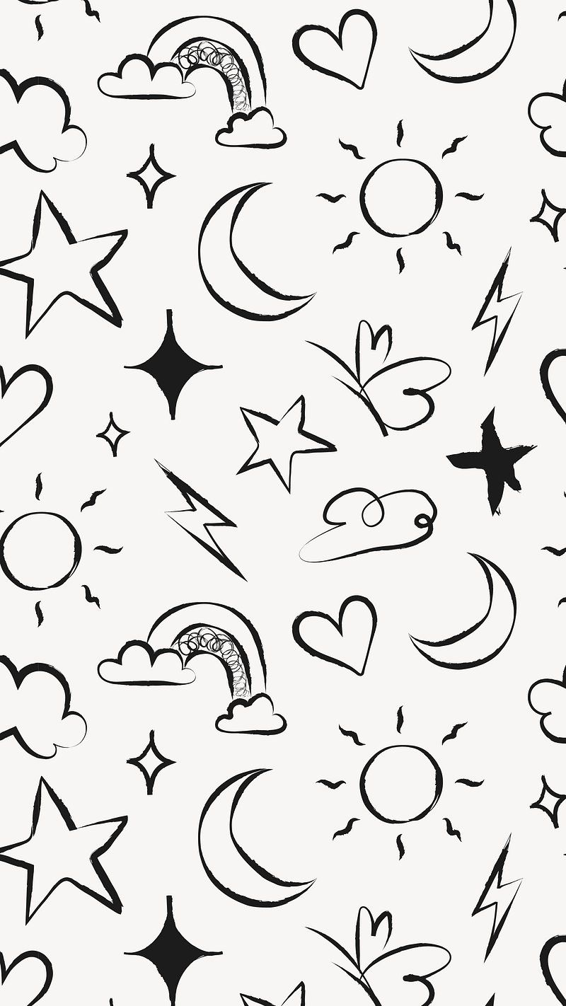 800x1422 Sun Moon Stars Mobile Background Phone Wallpaper Image Wallpaper