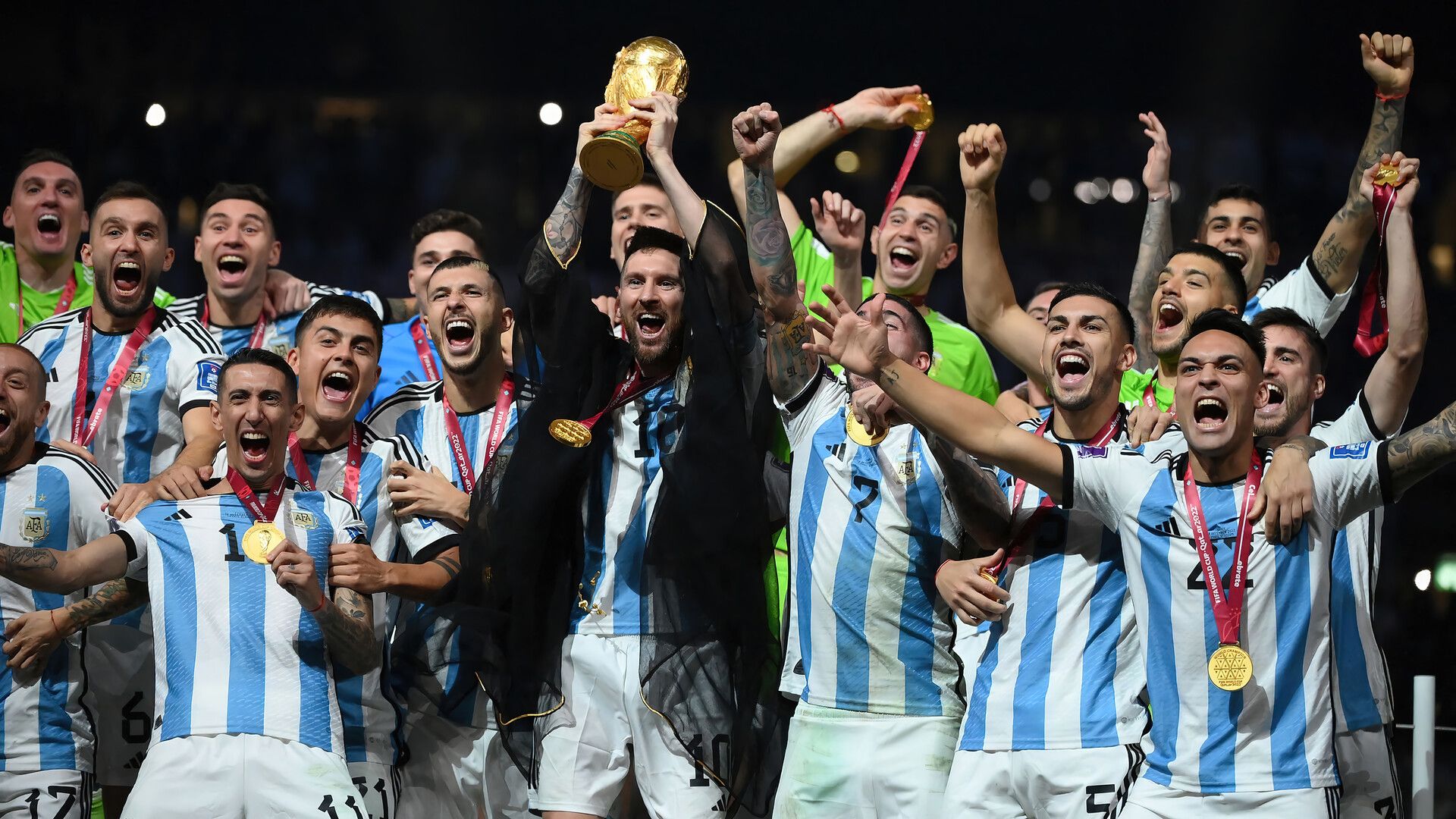1920x1080 FIFA World Cup 2022 Winner Argentina Team Wallpaper 4K HD PC h