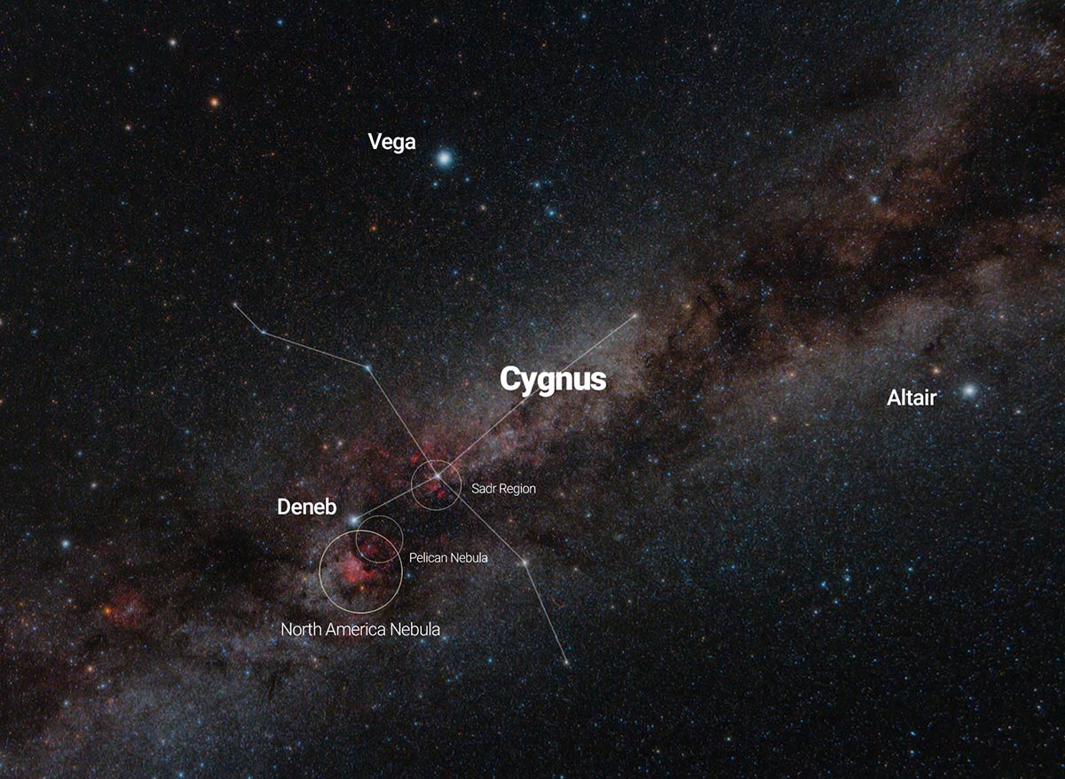 1200x878 North America Nebula Image with a DSLR Camera
