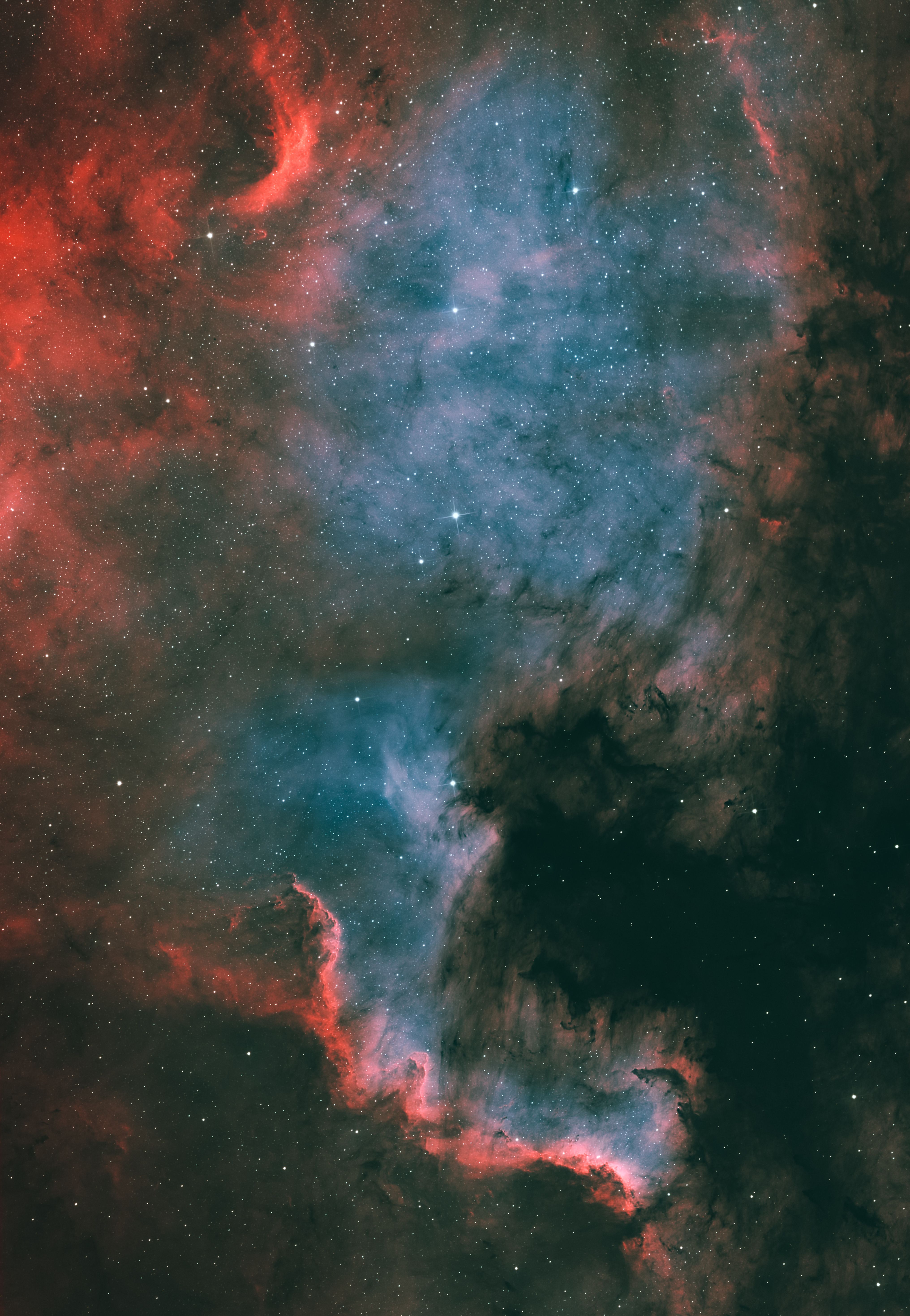 4064x5877 North America Nebula in Ha