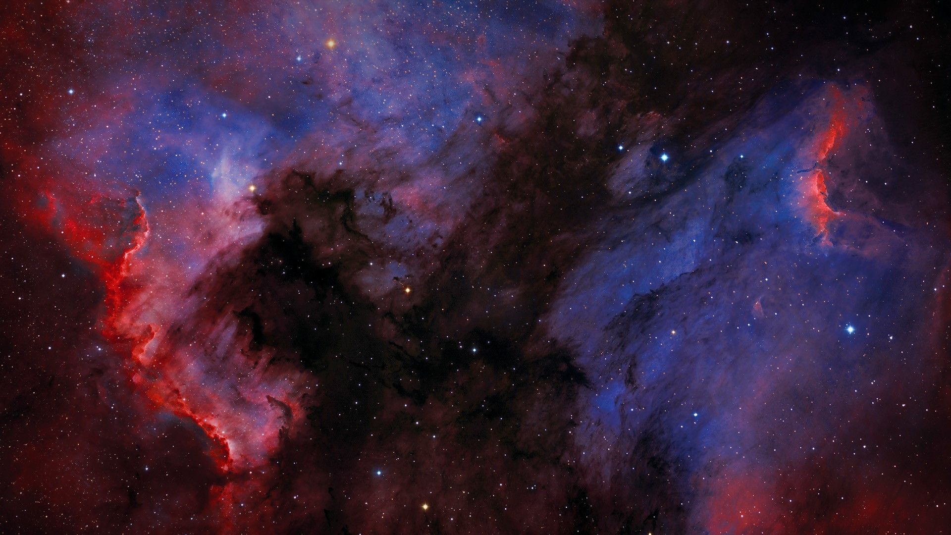 1920x1080 North America Nebula (NGC 7000) and Pelican Nebula in Cygnus constellation. Windows Spotlight Image
