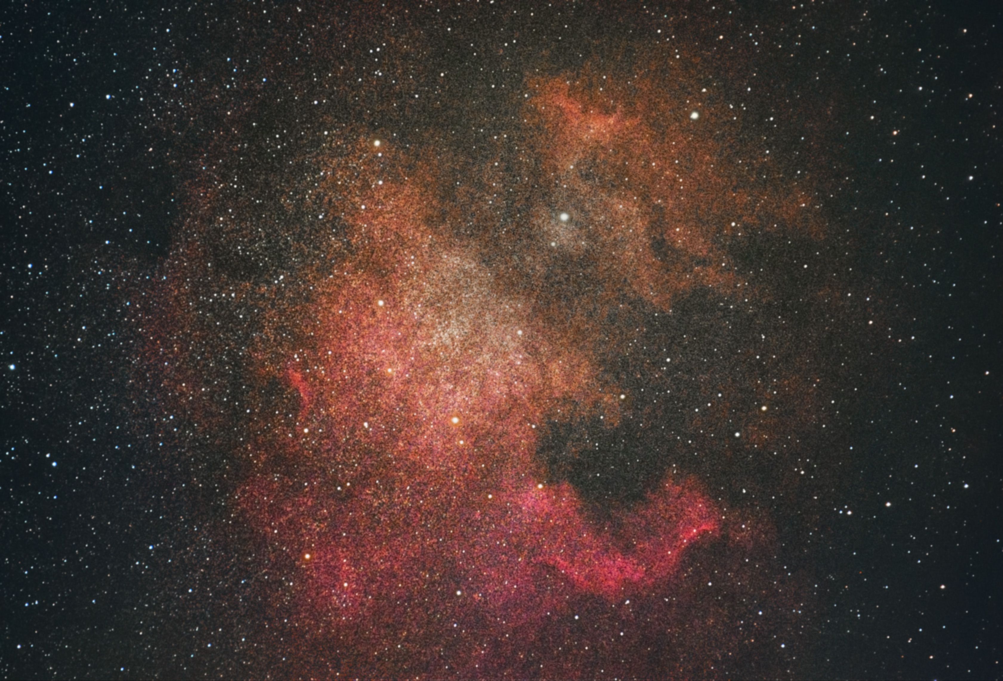 3363x2284 Free North America Nebula And Pelican Nebula Image