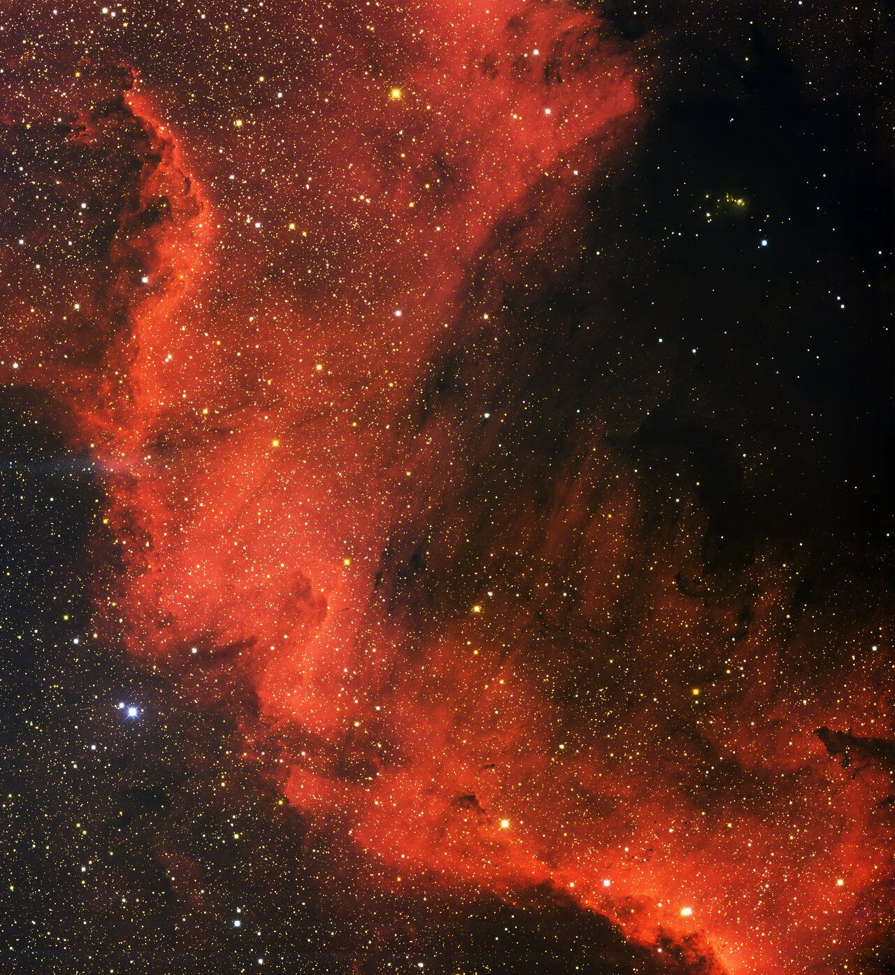 1280x1394 North America Nebula, NGC 7000 South