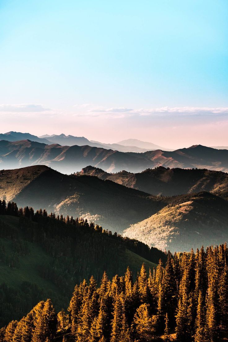 736x1104 Wasatch Mountain Layers