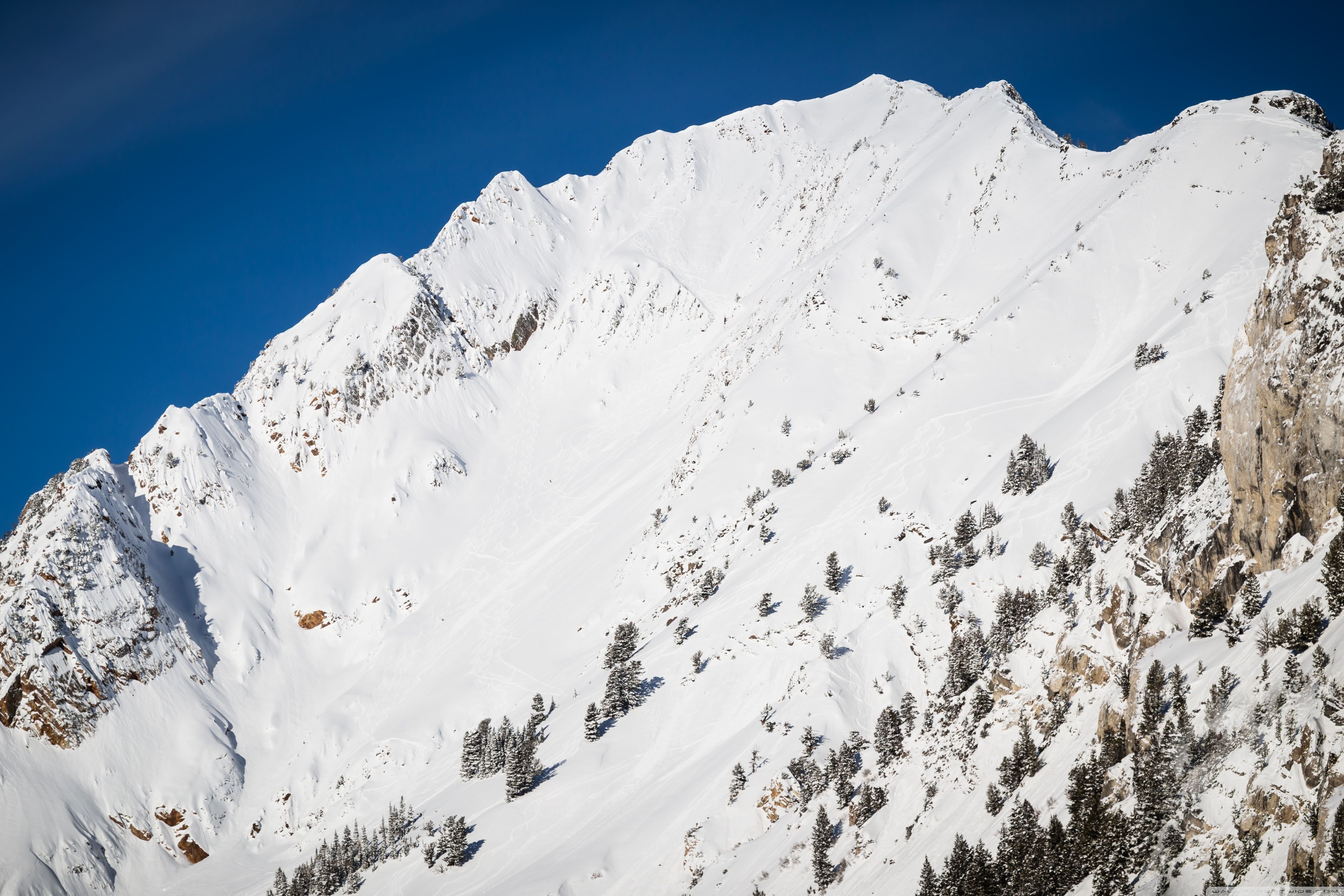 3840x2560 Wasatch Mountains Snow 4K UHD Wallpaper for UltraHD Desktop and TV : Widescreen and UltraWide Display : Dual and Triple Monitor : Smartphone and Tablet Devices