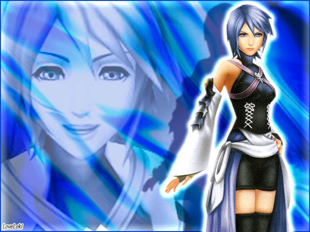 1024x768 ♥ Aqua Hearts ♥ Girls of Kingdom Hearts