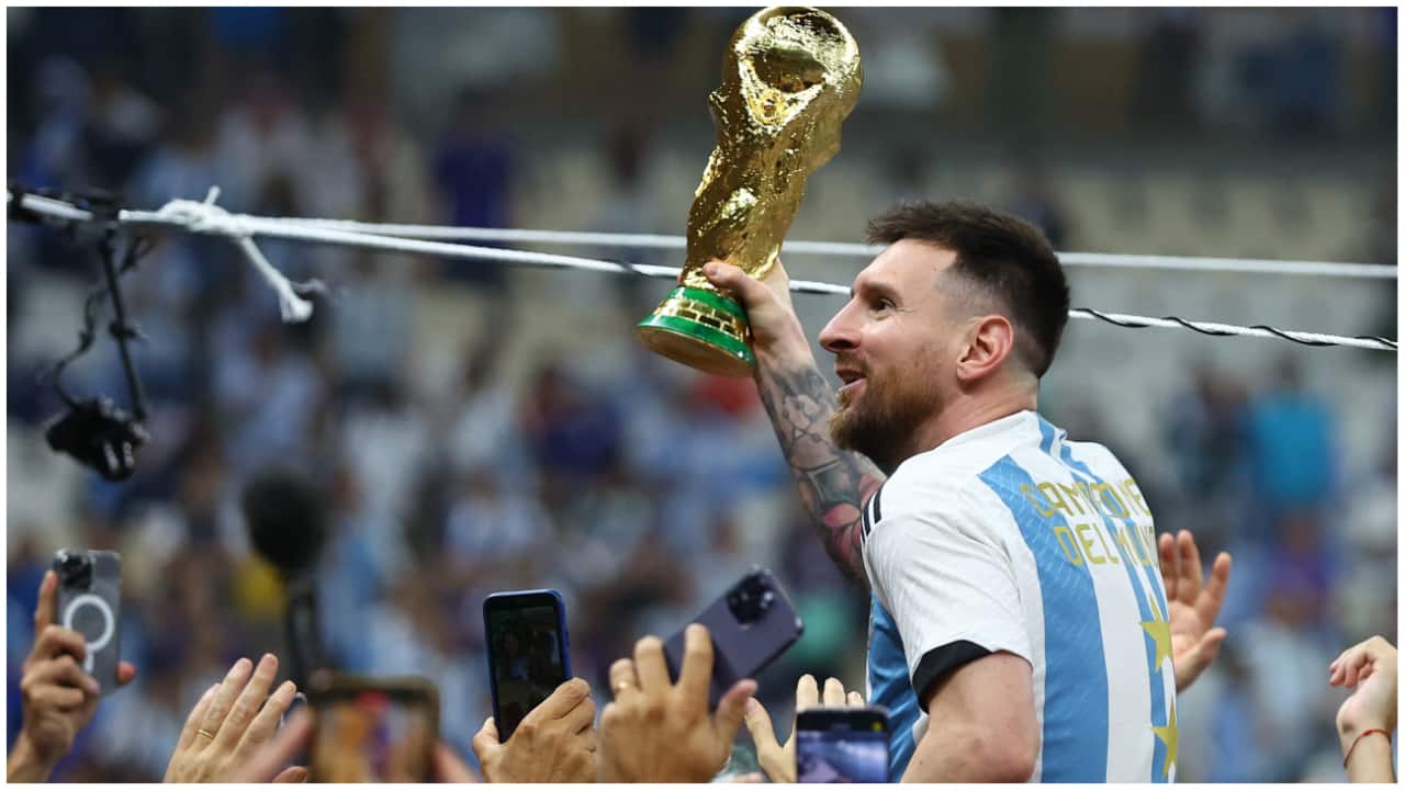 1280x721 In photo: Messi & Co lift World Cup trophy after thrilling final against France