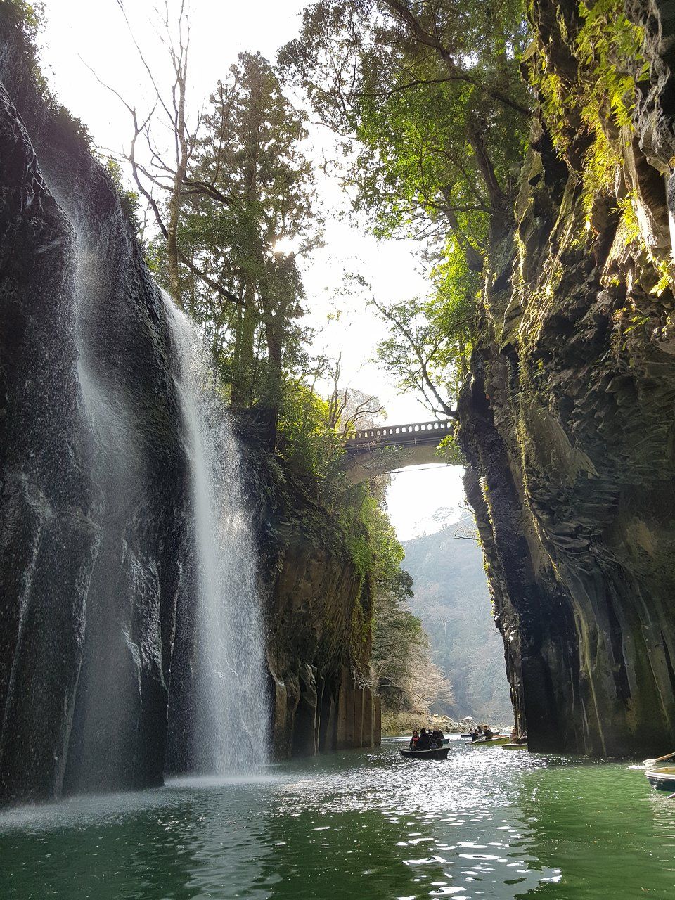 960x1280 Getting on the boat for closer view of the waterfall at Takachiho Gorge of Explore Kumamoto, Kumamoto Prefecture