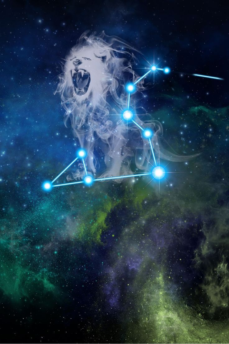 736x1104 Creative Twelve Constellation Leo Background Synthesis Wallpaper Image For Free Download