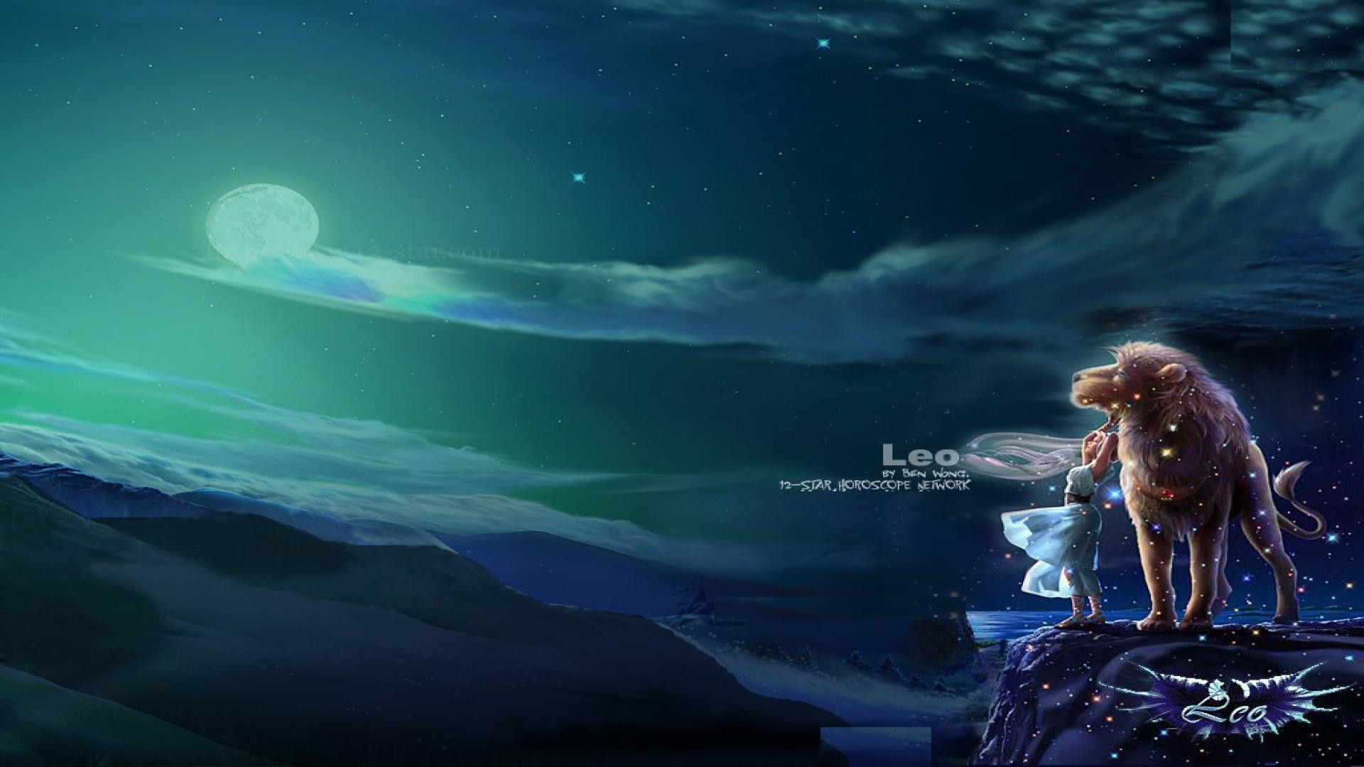 1920x1080 Leo Zodiac Wallpaper