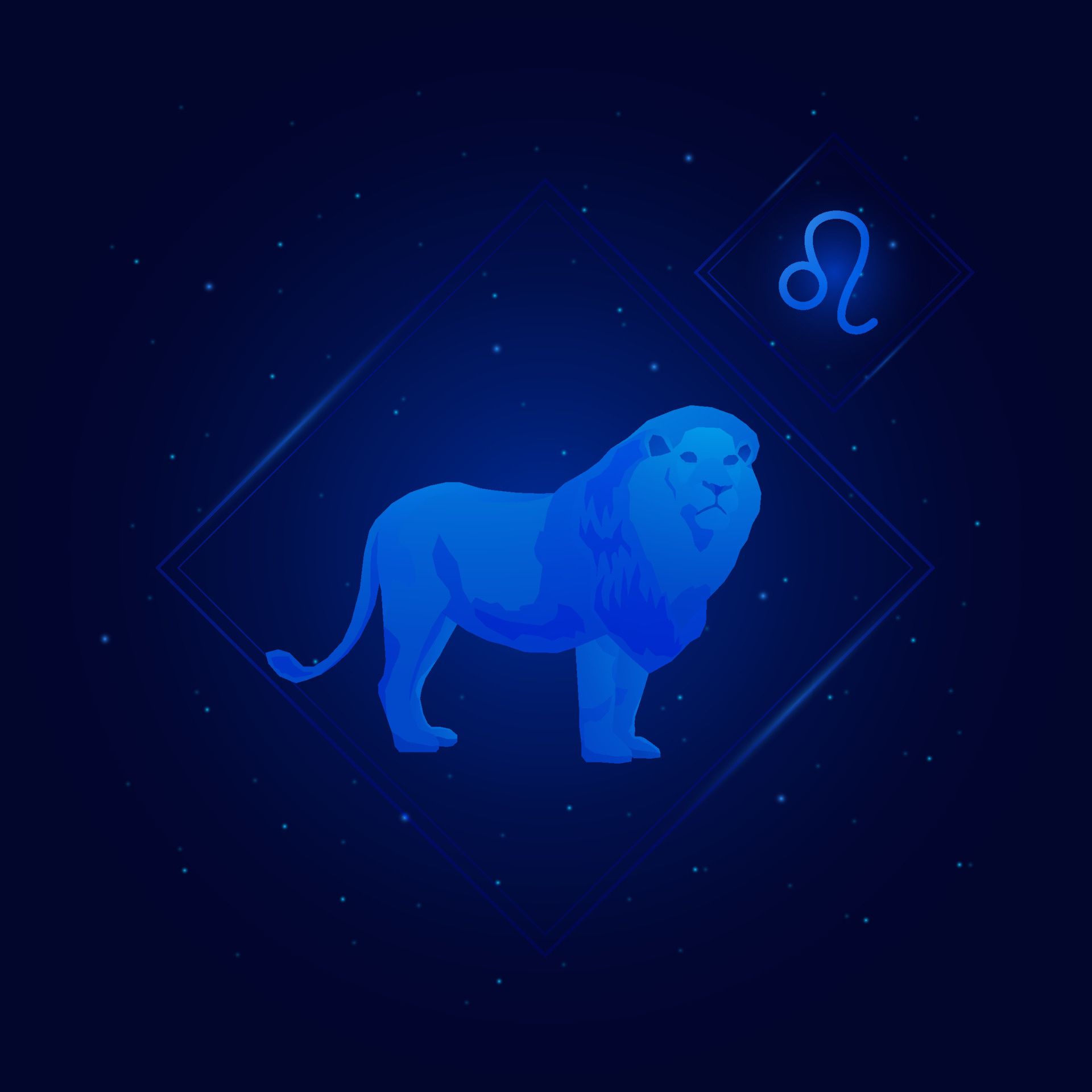 1920x1920 Leo Zodiac Sign Wallpaper