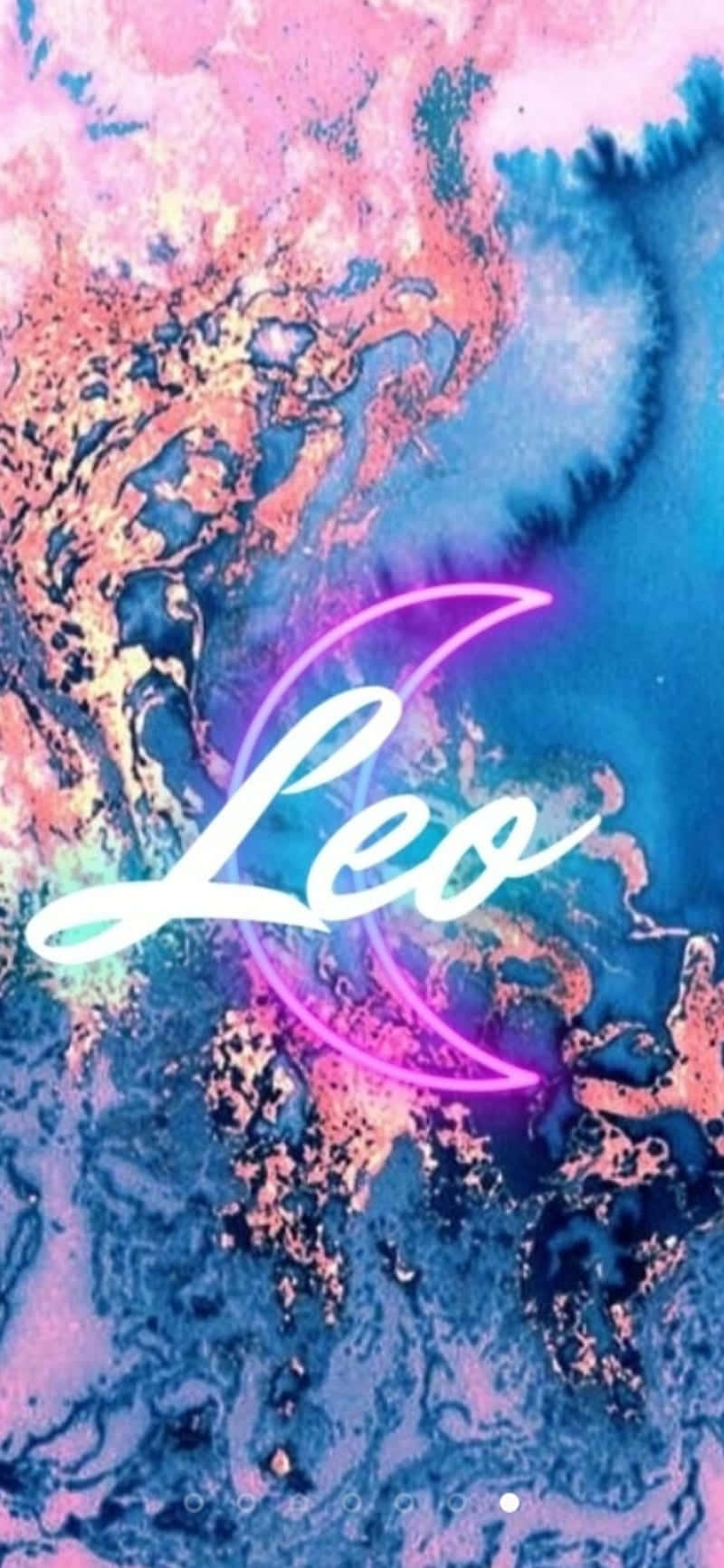 800x1733 Leo Aesthetic Wallpaper