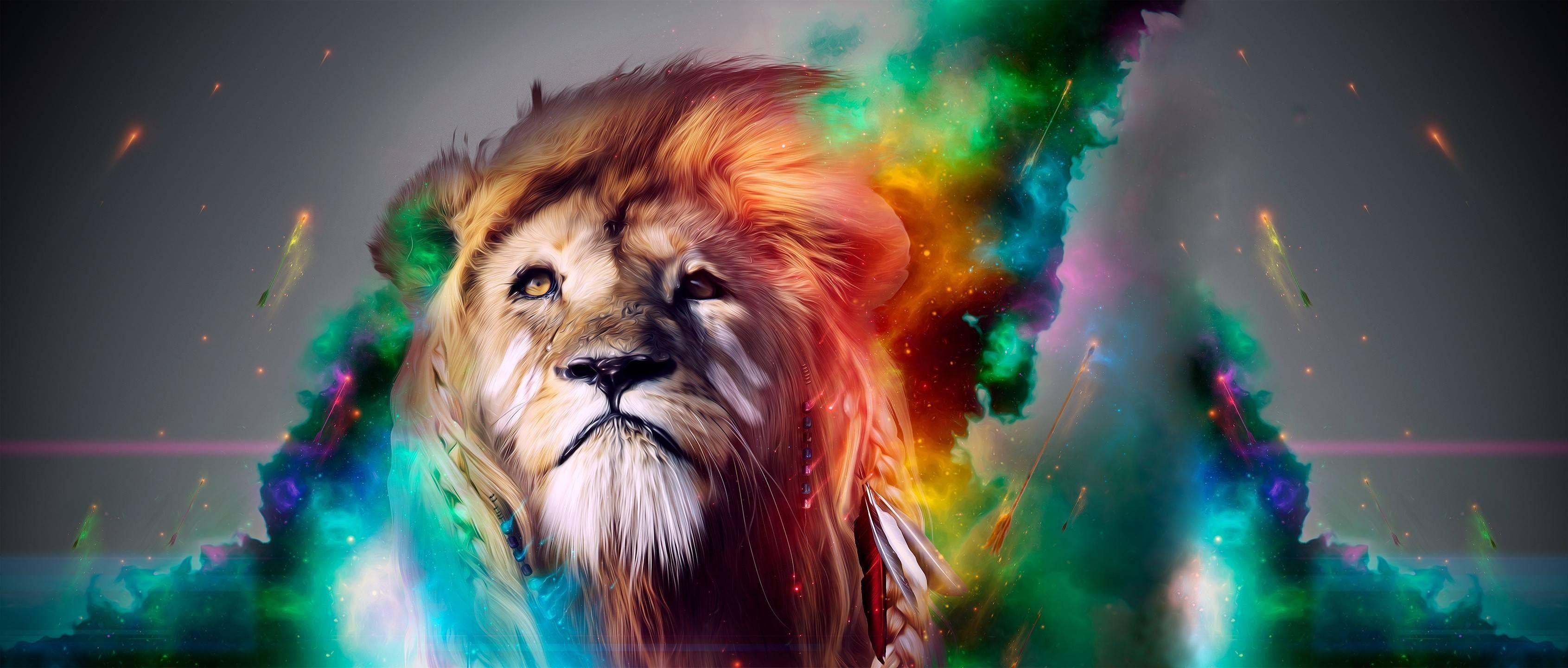 3382x1440 Galaxy Lion 3440x1440