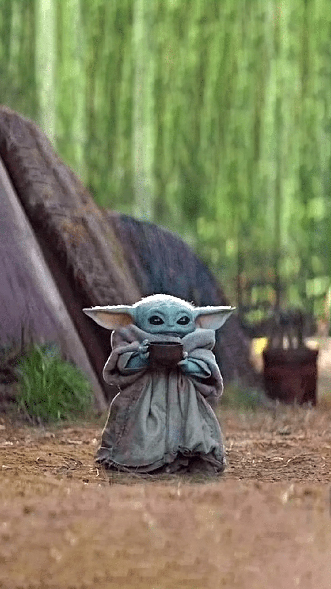 1080x1920 Wallpaper Star Wars, Yoda, Baby Siren Head, Grogu, Funko, Background Free Image