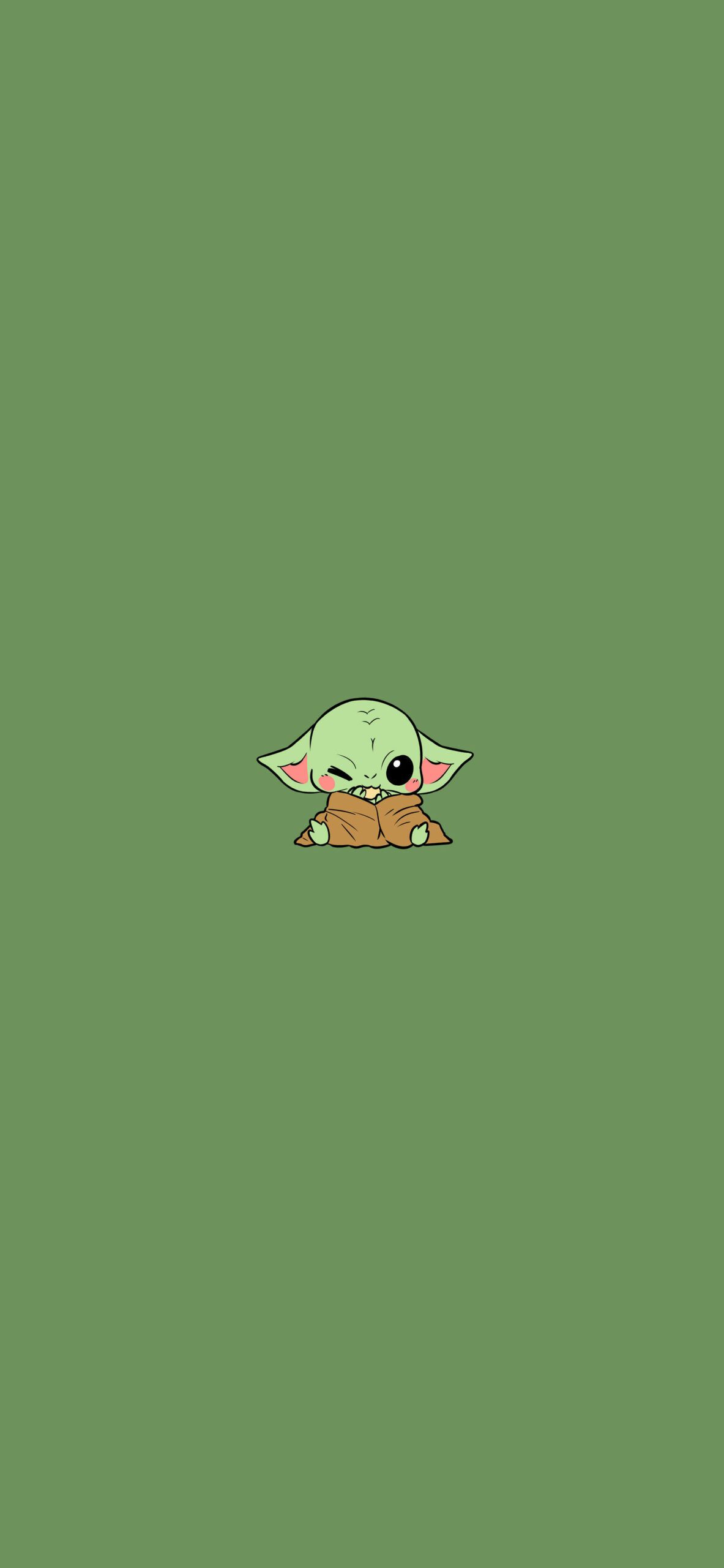 1183x2560 Cute Baby Yoda Wallpaper iPhone Yoda Wallpaper 4K