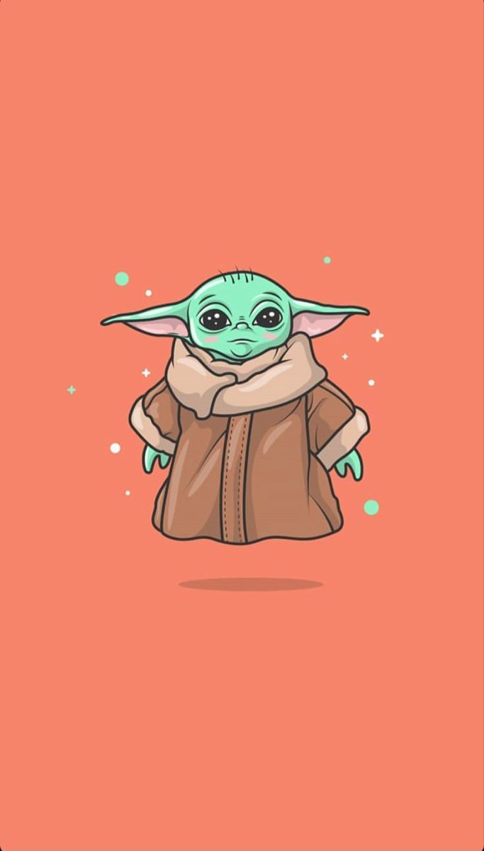 683x1200 Baby yoda vector art aesthetic